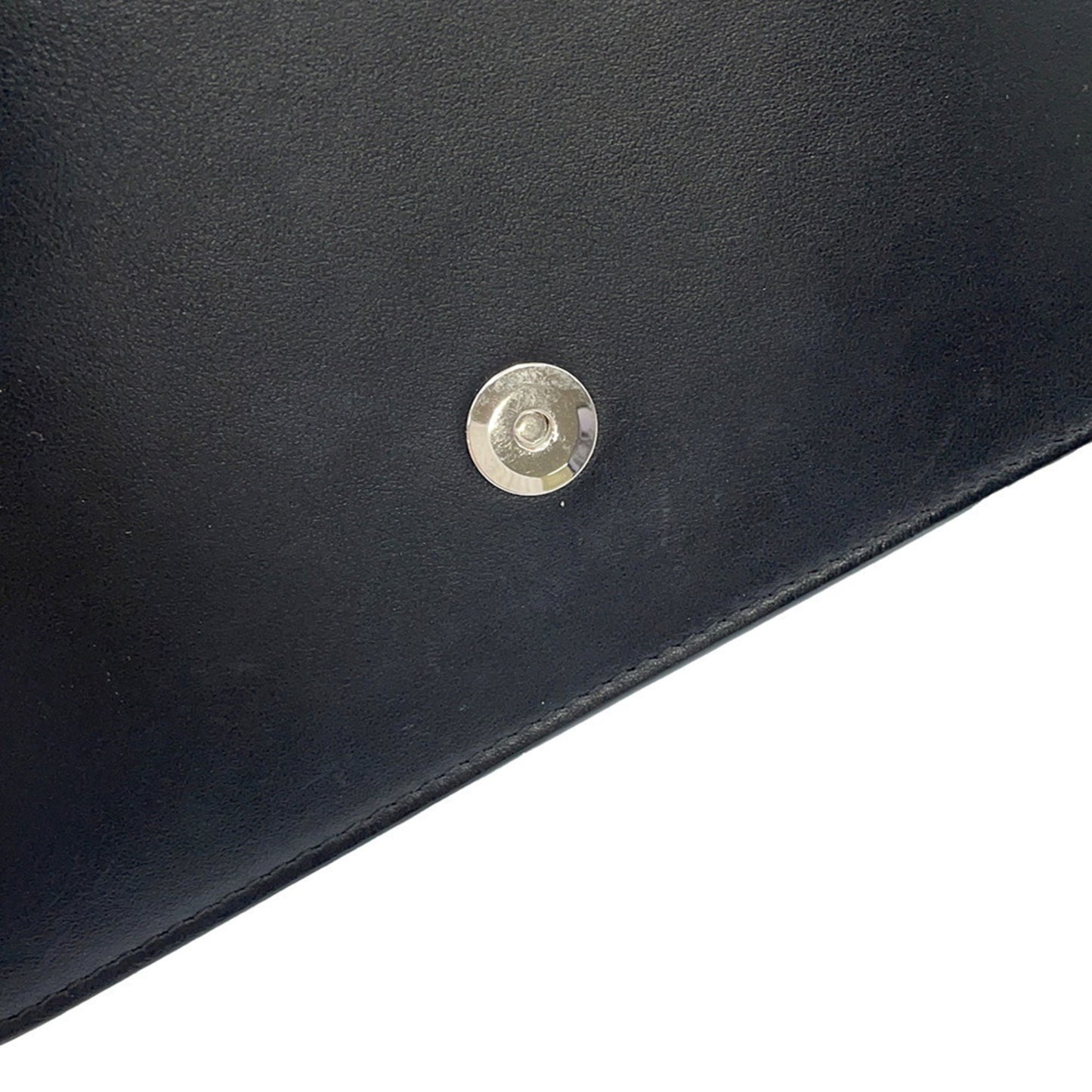 Jimmy Choo Star Leather Chain Wallet, Black,