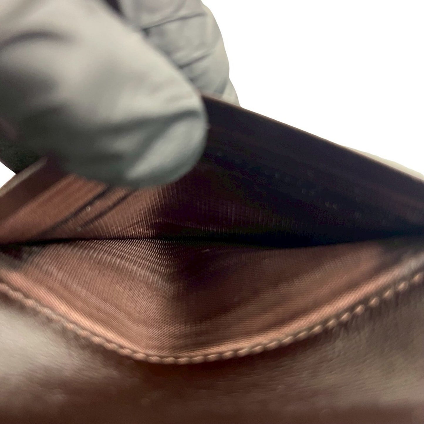 FENDI Zucca FF Pattern Canvas and Leather Tri-fold Wallet with Mini Card Case, Brown Black, 95098