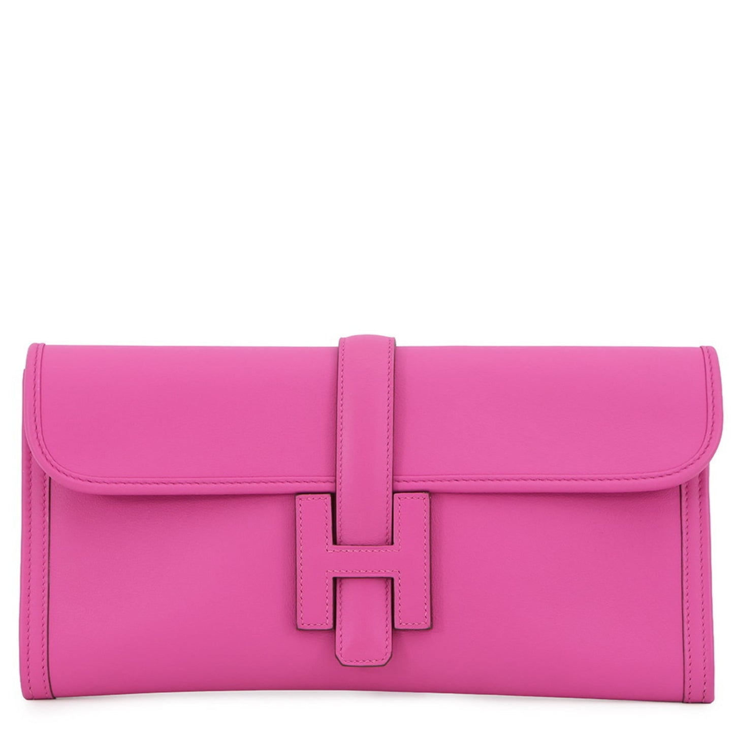 Hermes Jige Elan Magnolia Swift clutch bag.
