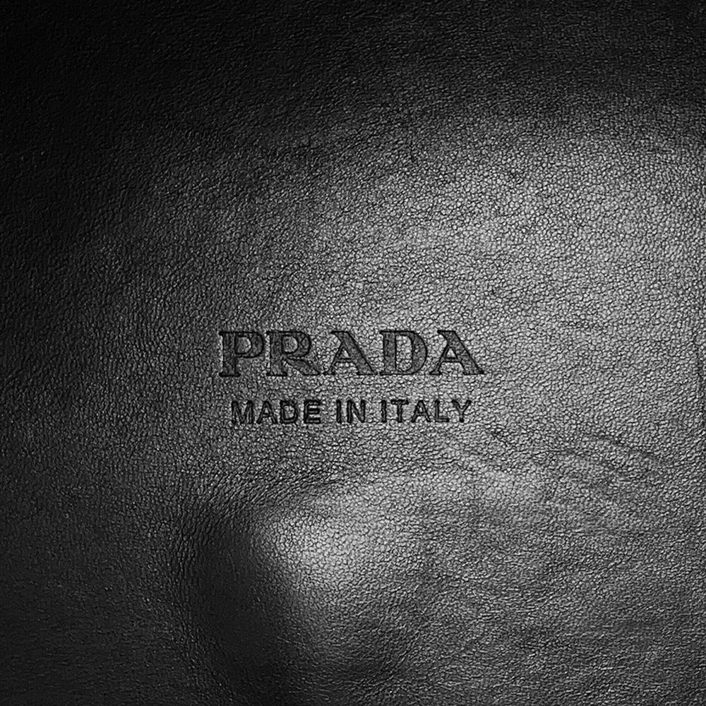 Prada Tambour Bucket Shoulder Bag, Calf Leather, 1BE050, PRADA 2-way, Handbag — Like New