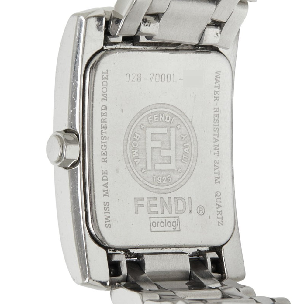 Fendi Orologi Classico 7000L Quartz Watch, White Dial, Stainless Steel, Women's Watch — Good