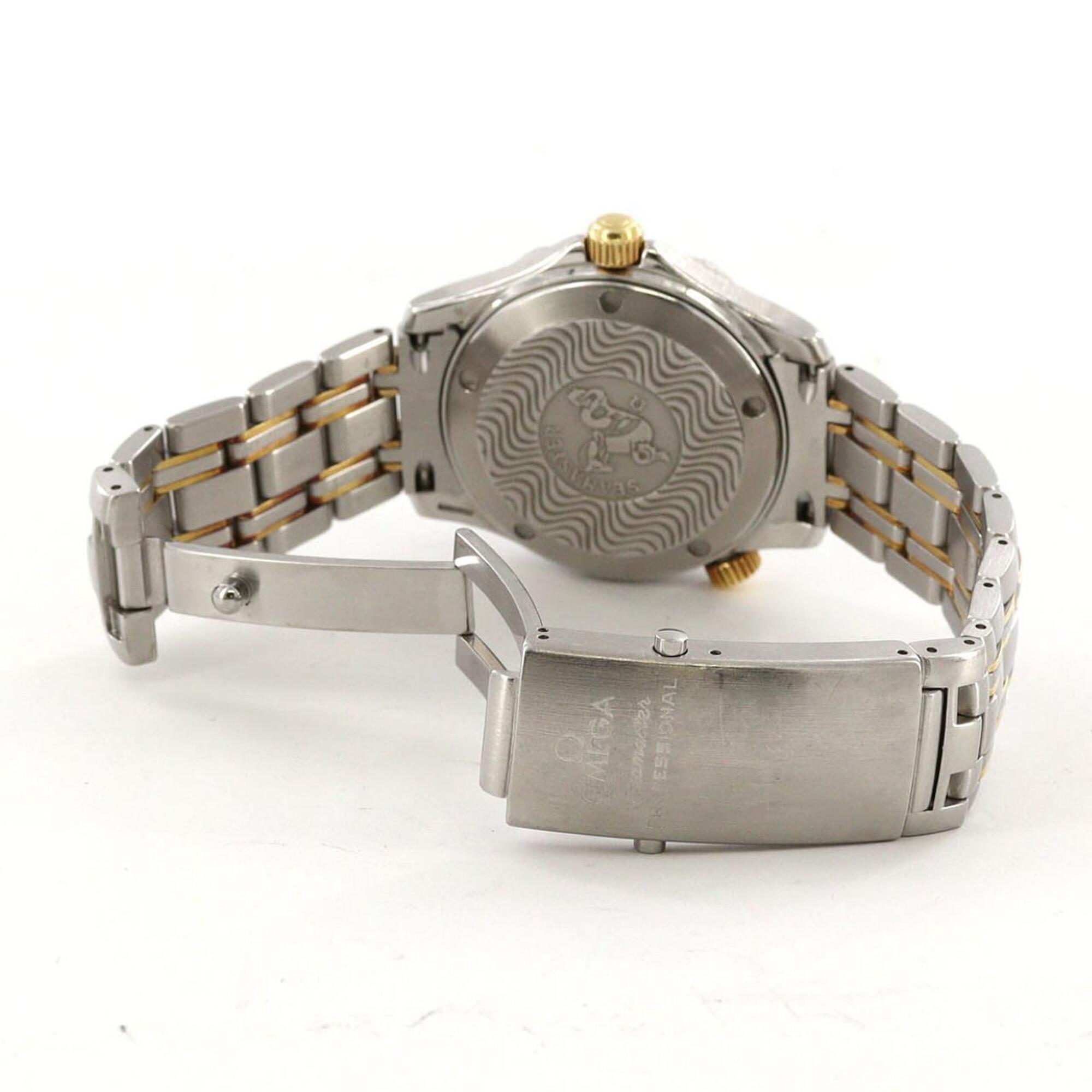 Omega Seamaster Professional Two-Tone Stainless Steel x Yellow Gold Quartz Watch — Good