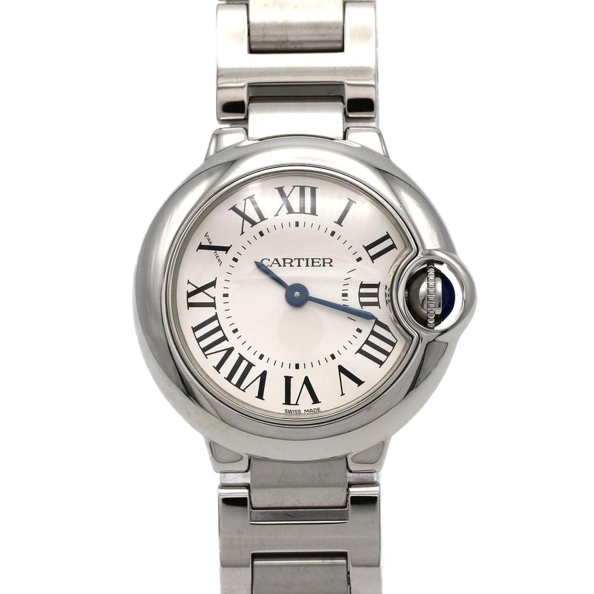 Cartier Ballon Bleu SM W69010Z4 SS Quartz Watch — Very Good