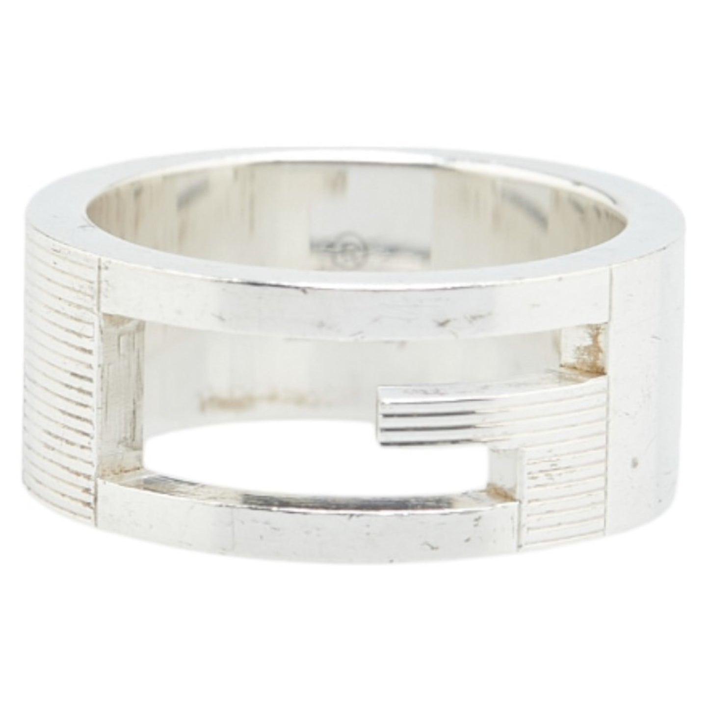 Gucci Branded G Ring, SV925 Silver, Women's, GUCCI