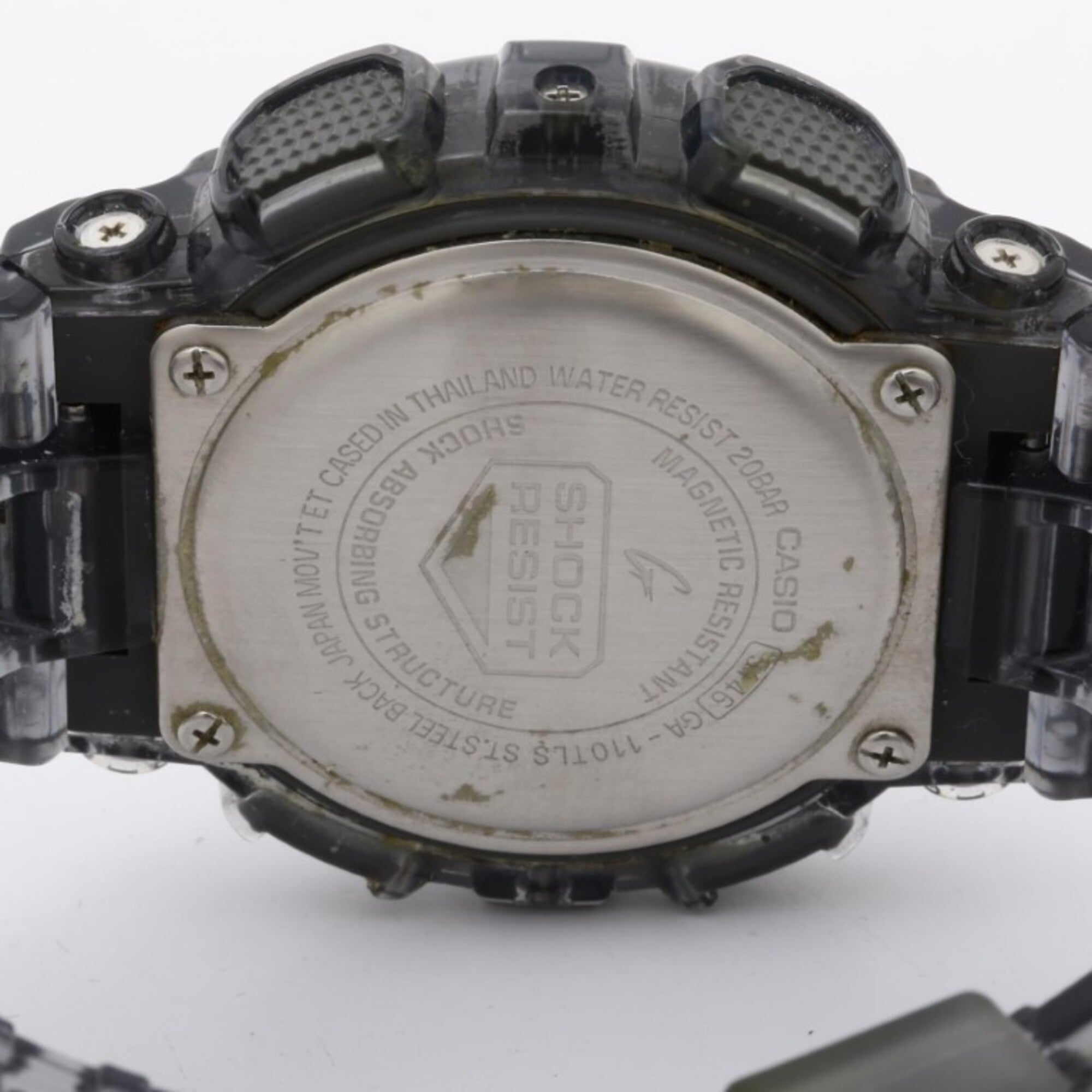 CASIO G-SHOCK ANALOG-DIGITAL 110 SERIES GA-110TLS-8AJF Gradient Clear Black Resin Men's Watch — Good