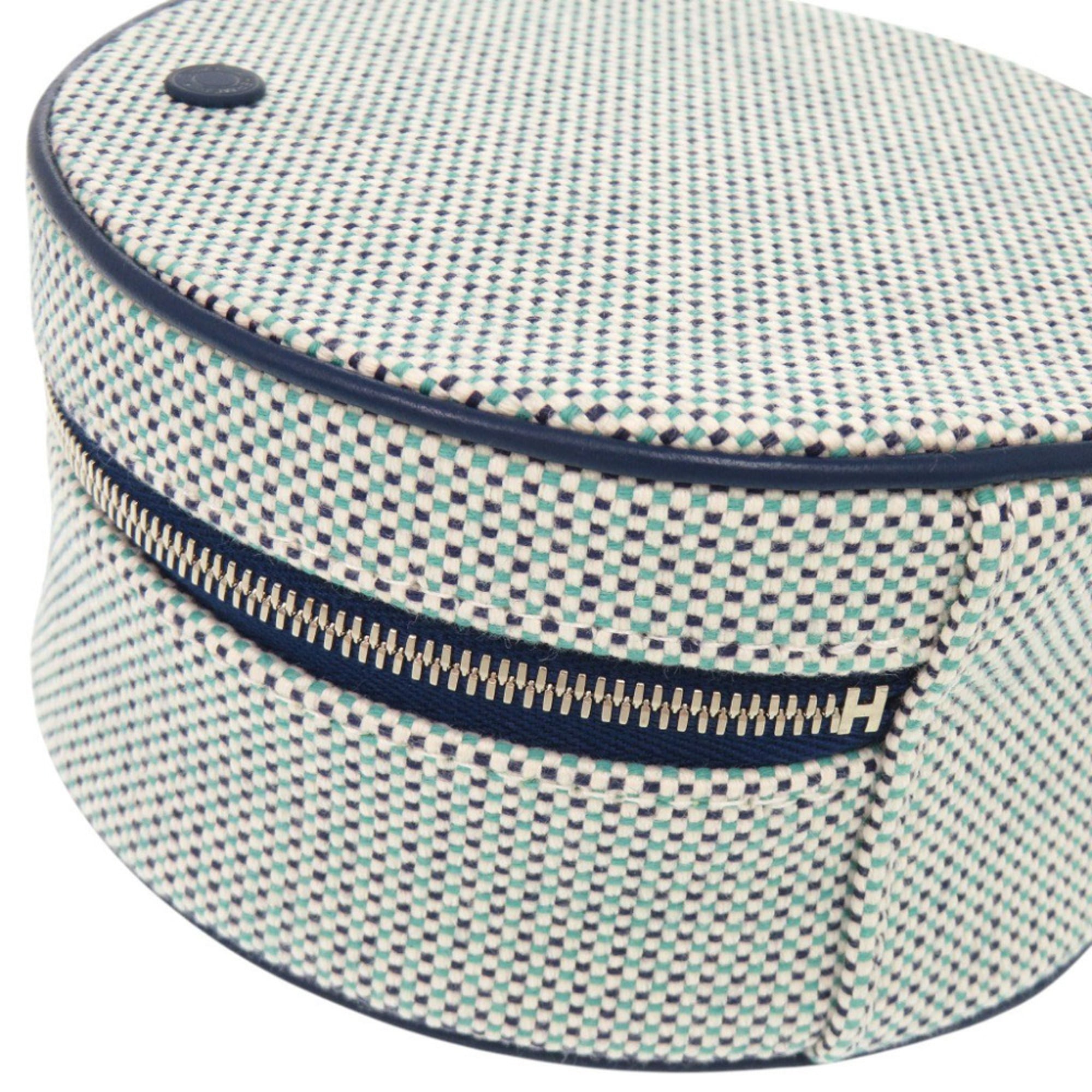 Hermes Evasion Cotton Marine Handbag Pouch 1311HERMES — Like New