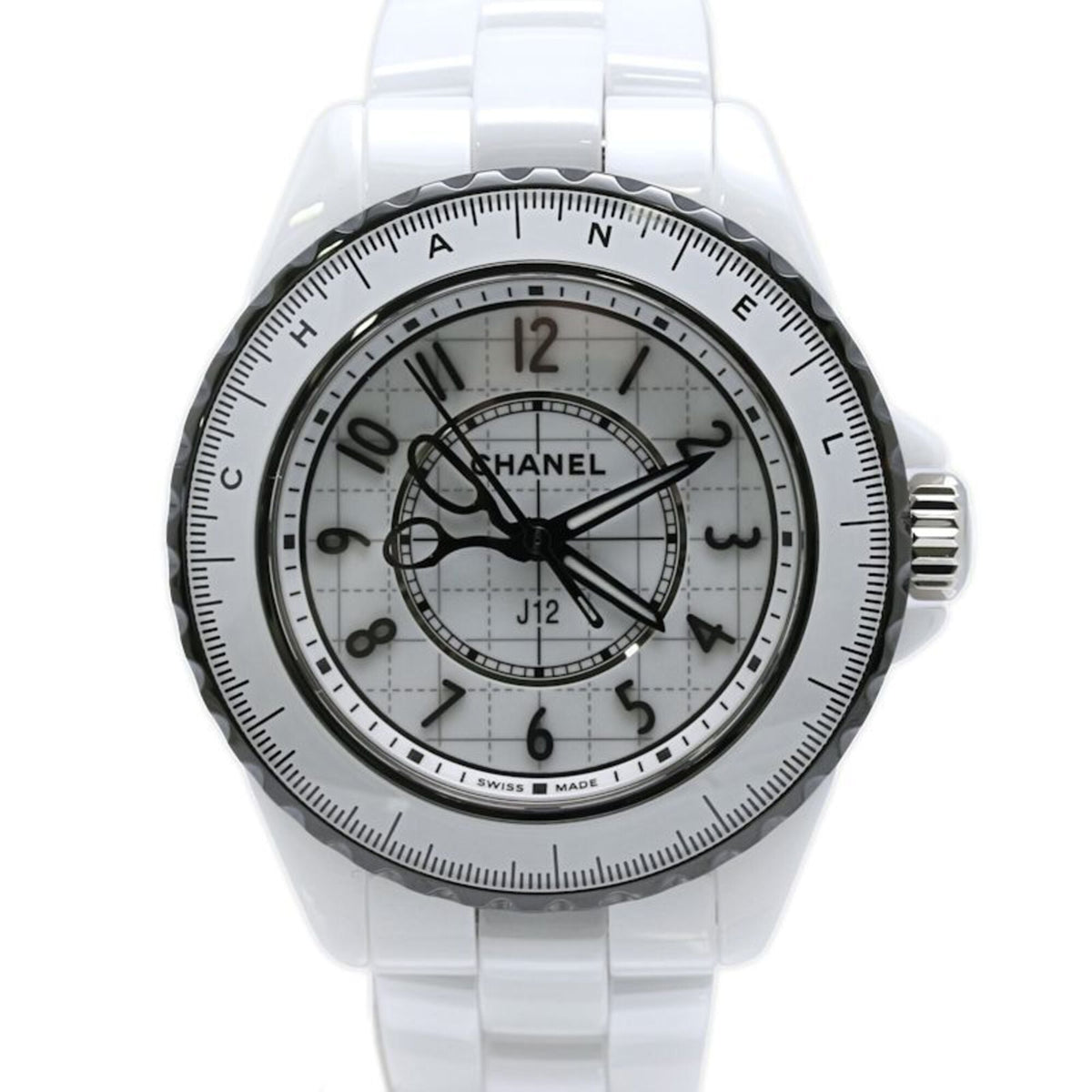 CHANEL J12 Couture H9763 Women's Watch, White Ceramic x Stainless Steel, 40446 — New - Store Return