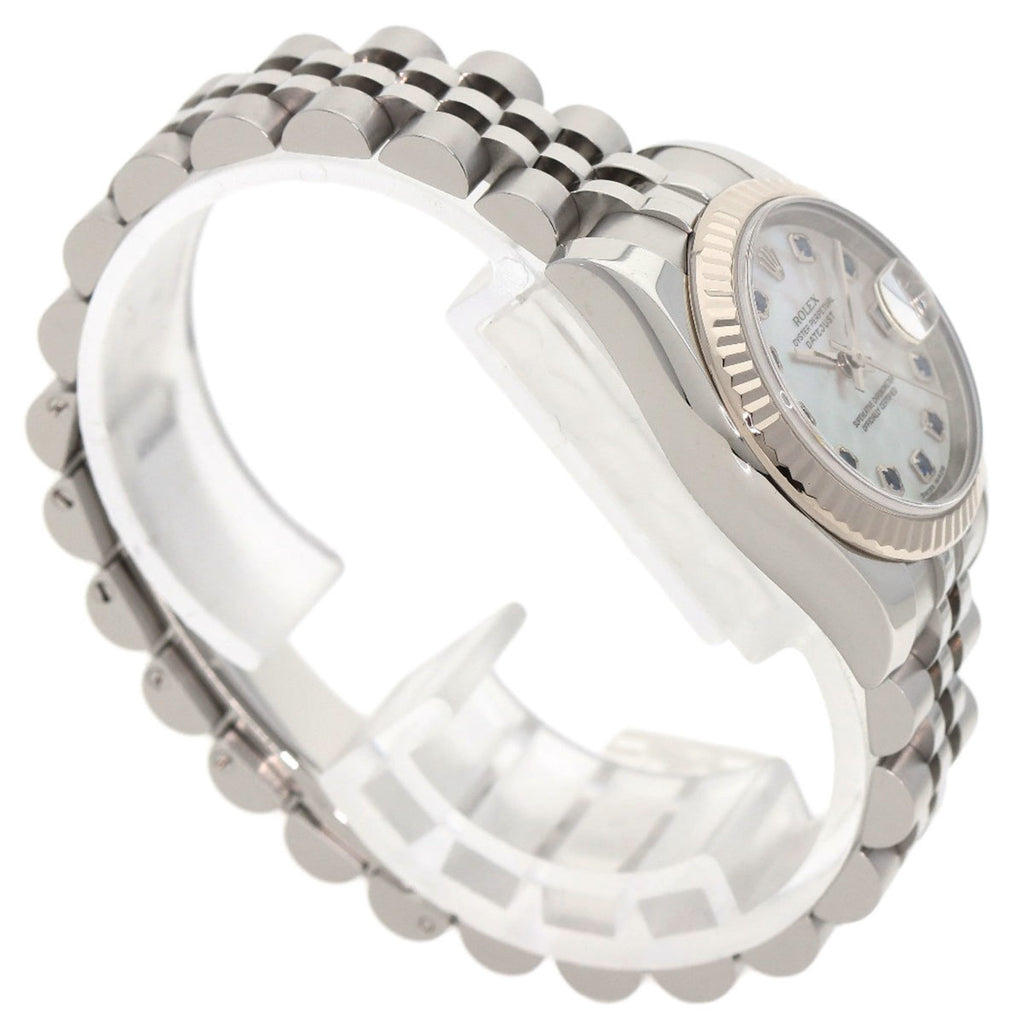 Rolex 179174NGS Datejust 10P Sapphire Watch in Stainless Steel/SS/18K White Gold for Women