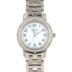 Hermes Clipper CL4.210 SS Quartz Watch — Good