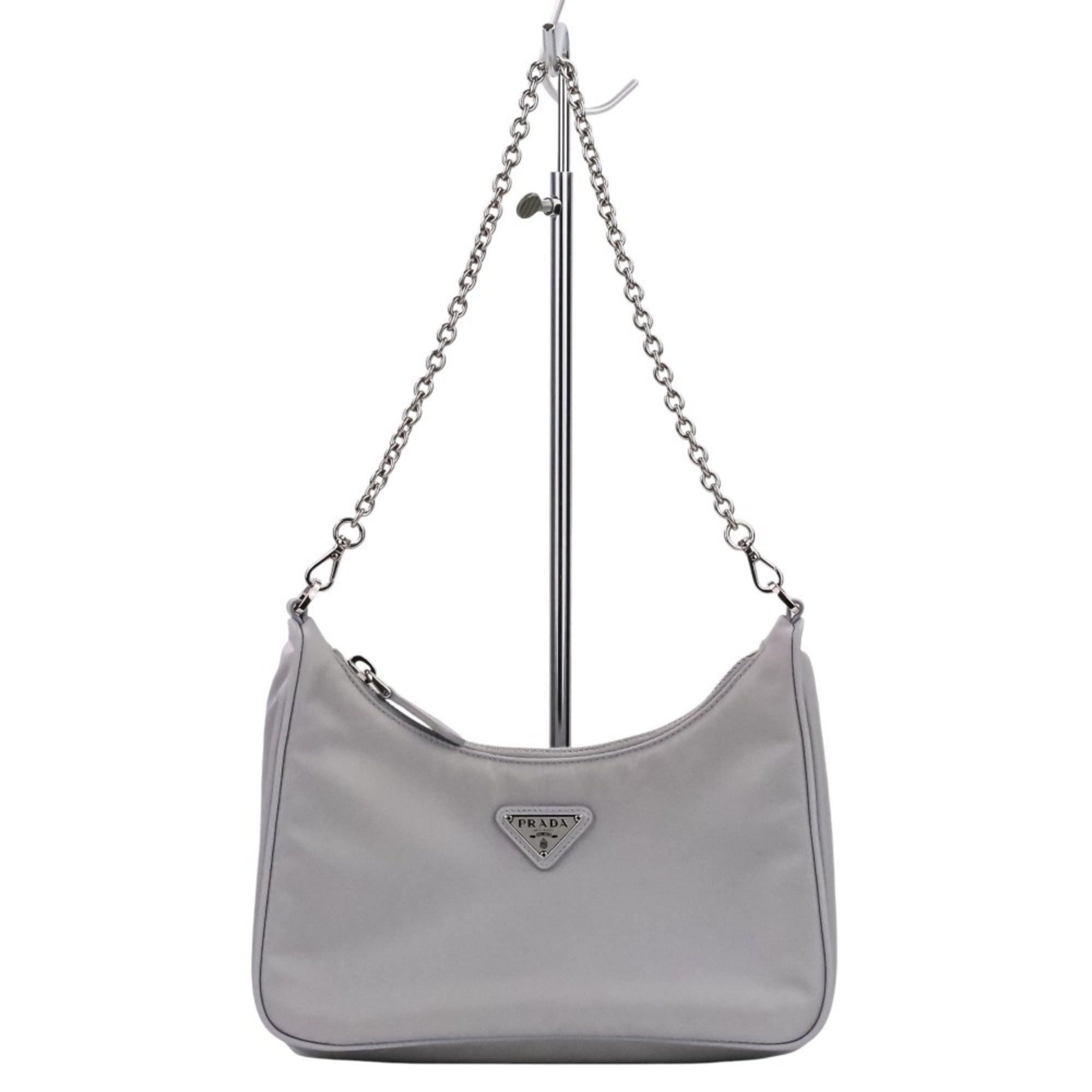 PRADA RE-NYLON Re-Edition 2005 Shoulder Bag 1BH204 Light Blue Women's — Like New