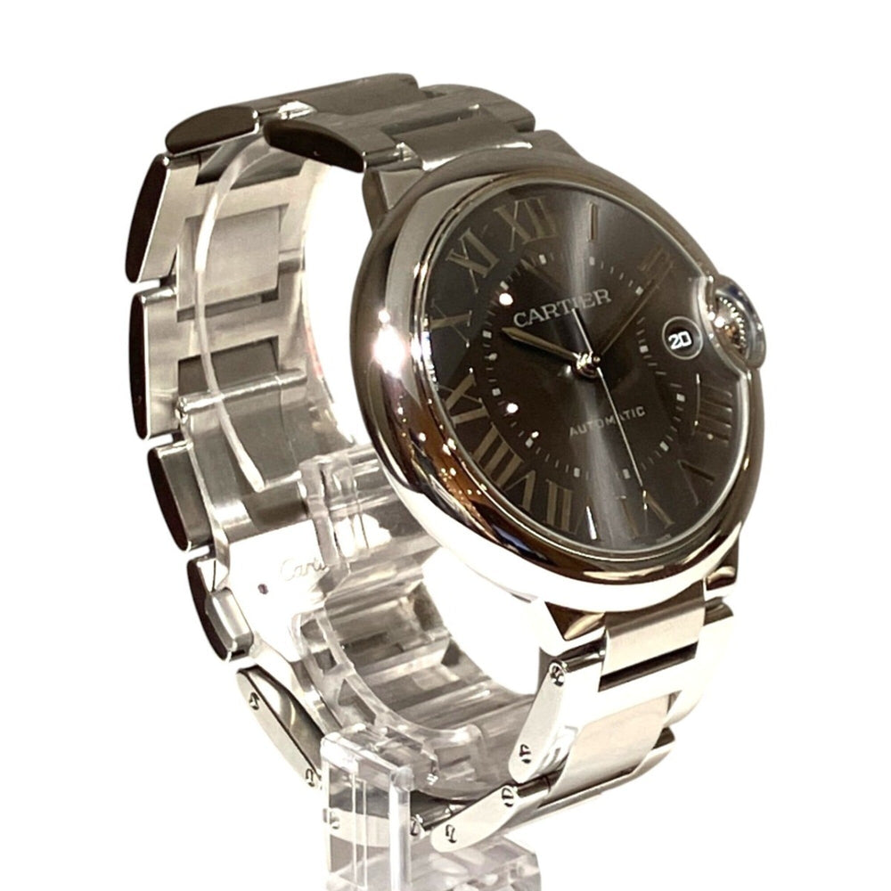 Cartier Ballon Bleu de automatic watch, 116.4g total weight, stainless steel case, gray dial, model WSBB0060 — Very Good