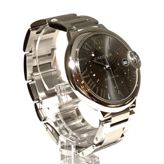 Cartier Ballon Bleu de automatic watch, 116.4g total weight, stainless steel case, gray dial, model WSBB0060 — Very Good
