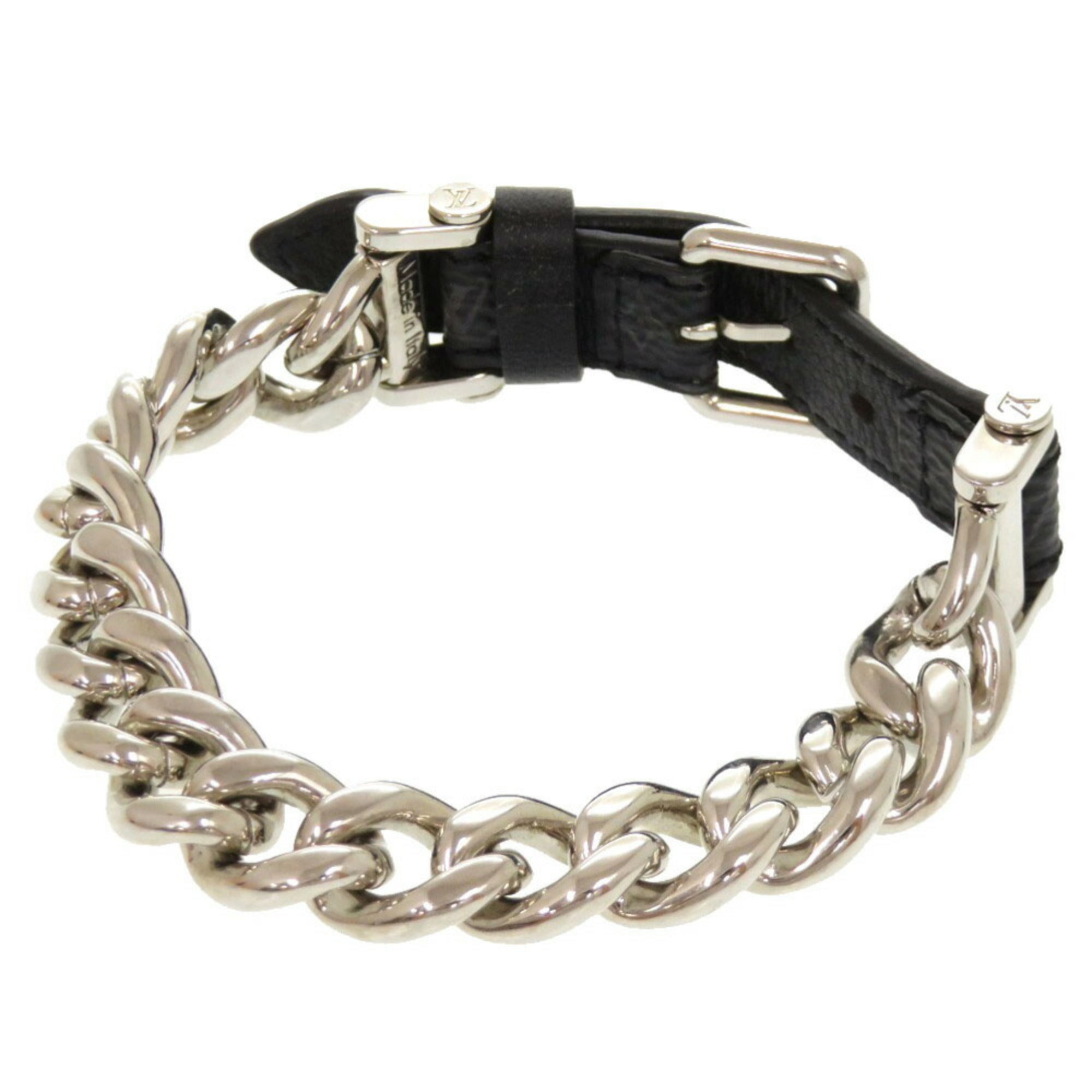 Like new Louis Vuitton Monogram Eclipse Chain Bracelet M64225 LV 1226 LOUIS VUITTON — Like New