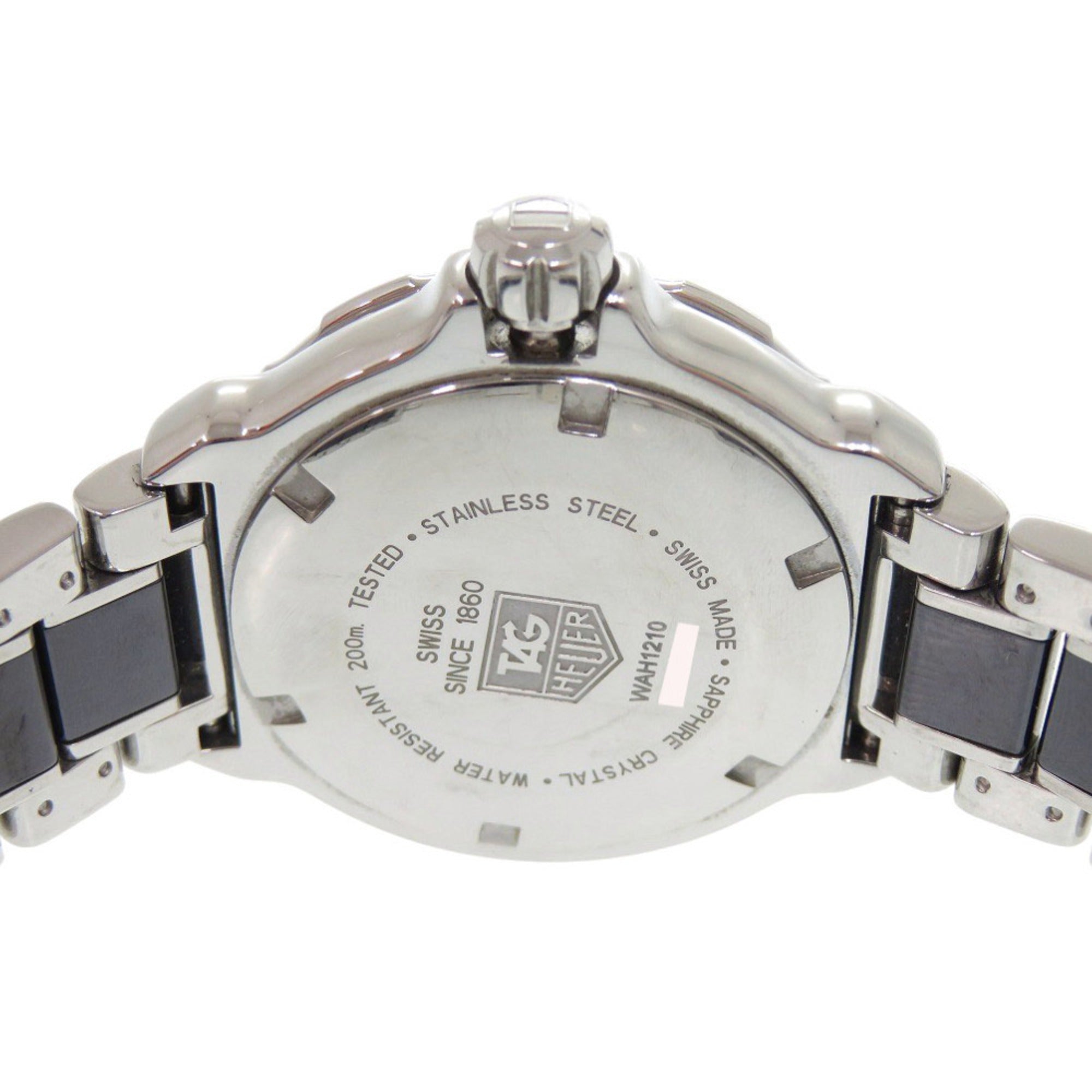 TAG Heuer Formula 1 WAH1210.BA0859 Stainless Steel Black/Silver Dial Quartz Watch 0330 HEUER — Good