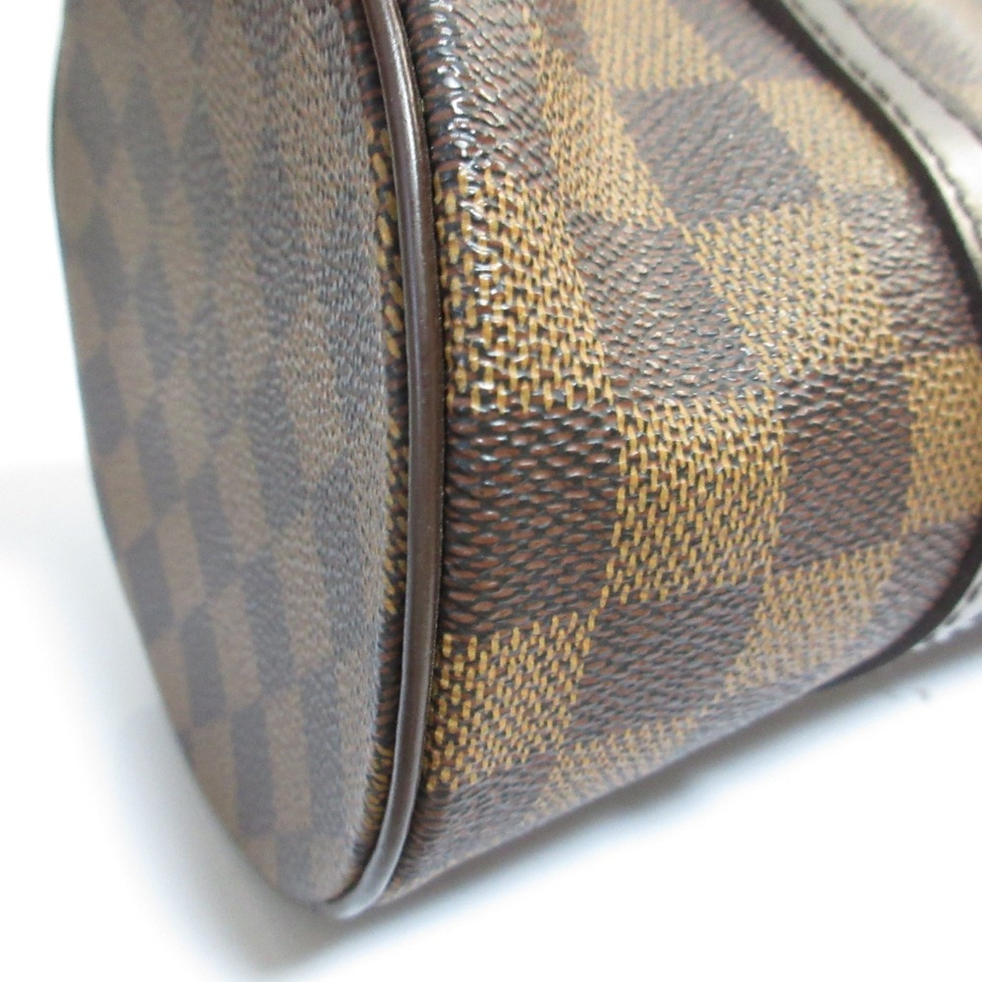 LOUIS VUITTON Louis Vuitton Damier Ebene Papillon PM Handbag N51304 Brown Women's — Like New