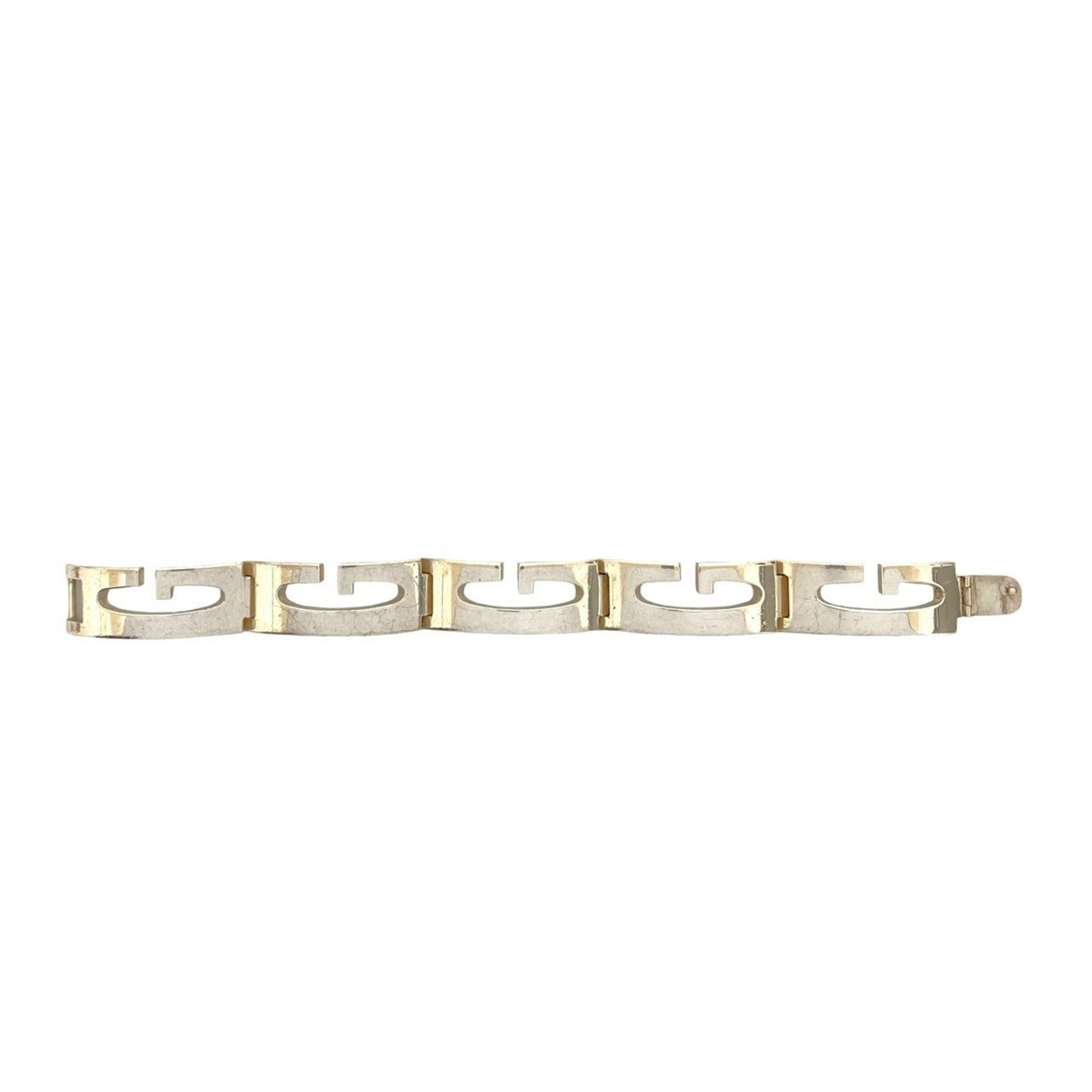 GUCCI G Logo Cutout Bracelet, 925 Sterling Silver, Women's, 65650