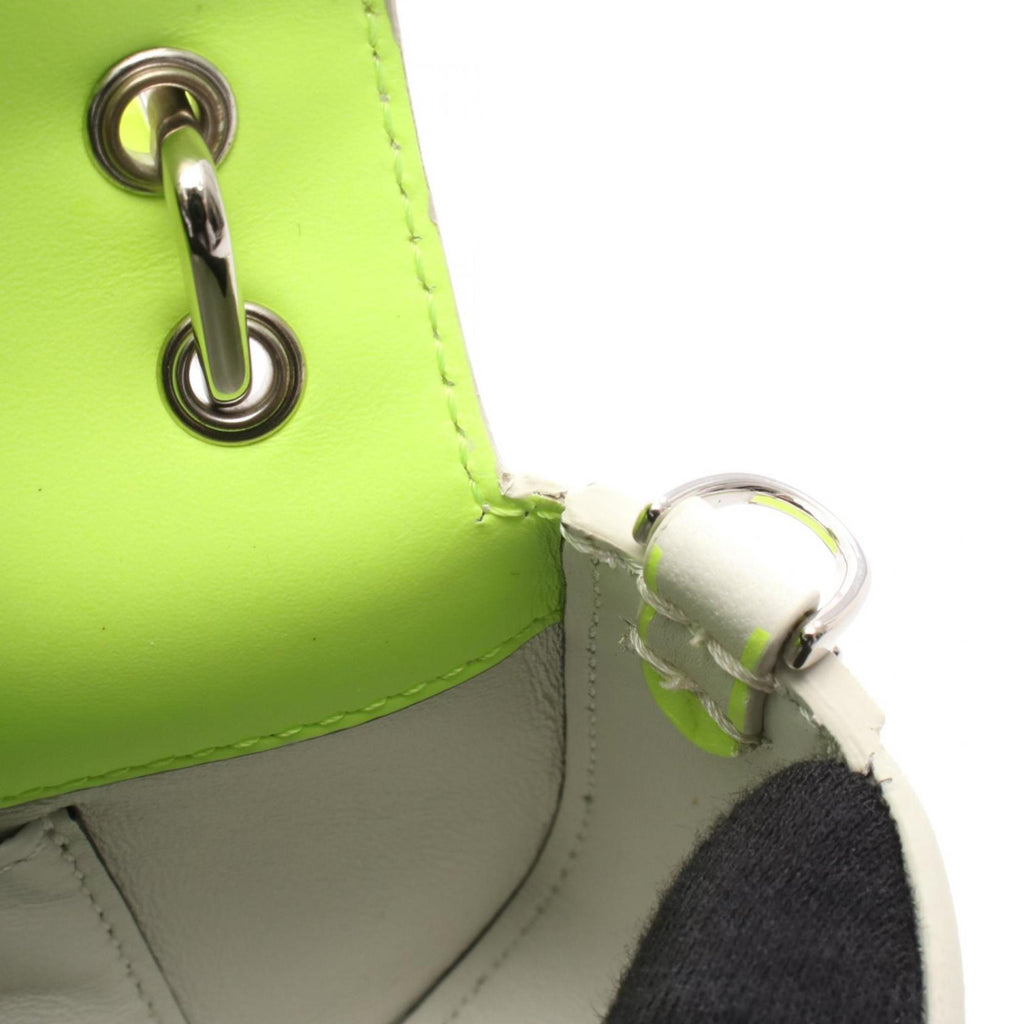 Fendi x Marc Jacobs Baguette Smartphone Pouch Shoulder Bag, Leather, Women's, Gray and Yellow, 7AS142