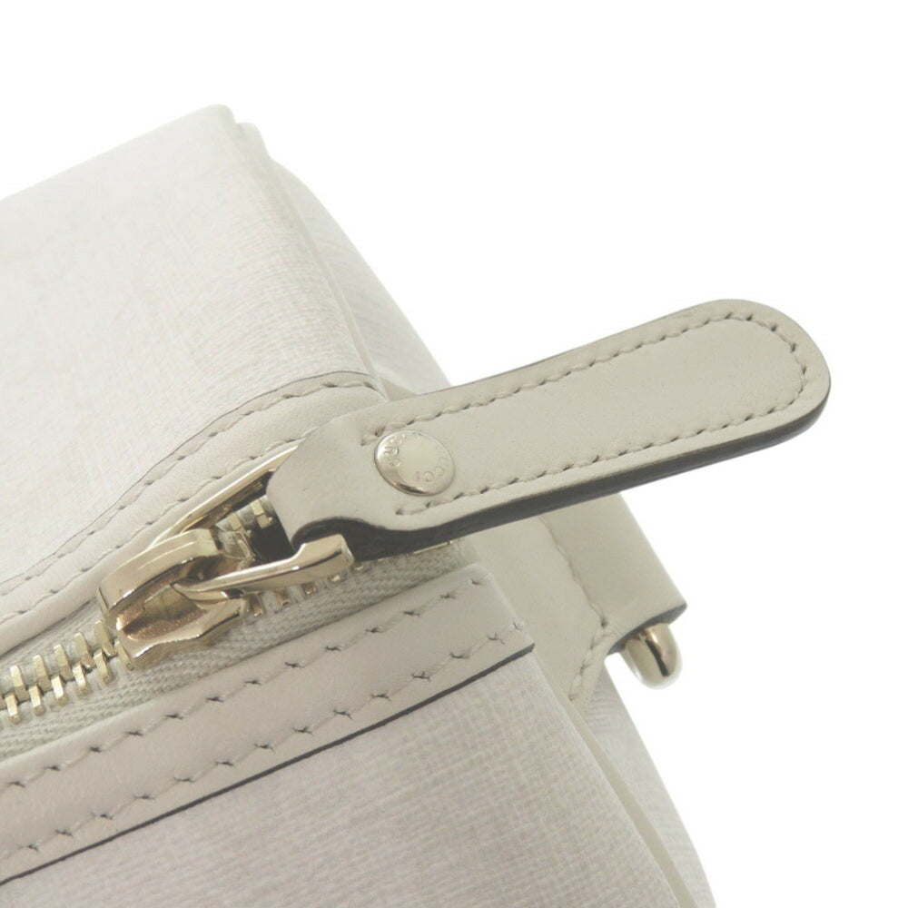 Like new Gucci TAIPEI Limited Edition 101 310085 white leather Boston bag (0173GUCCI) — Like New