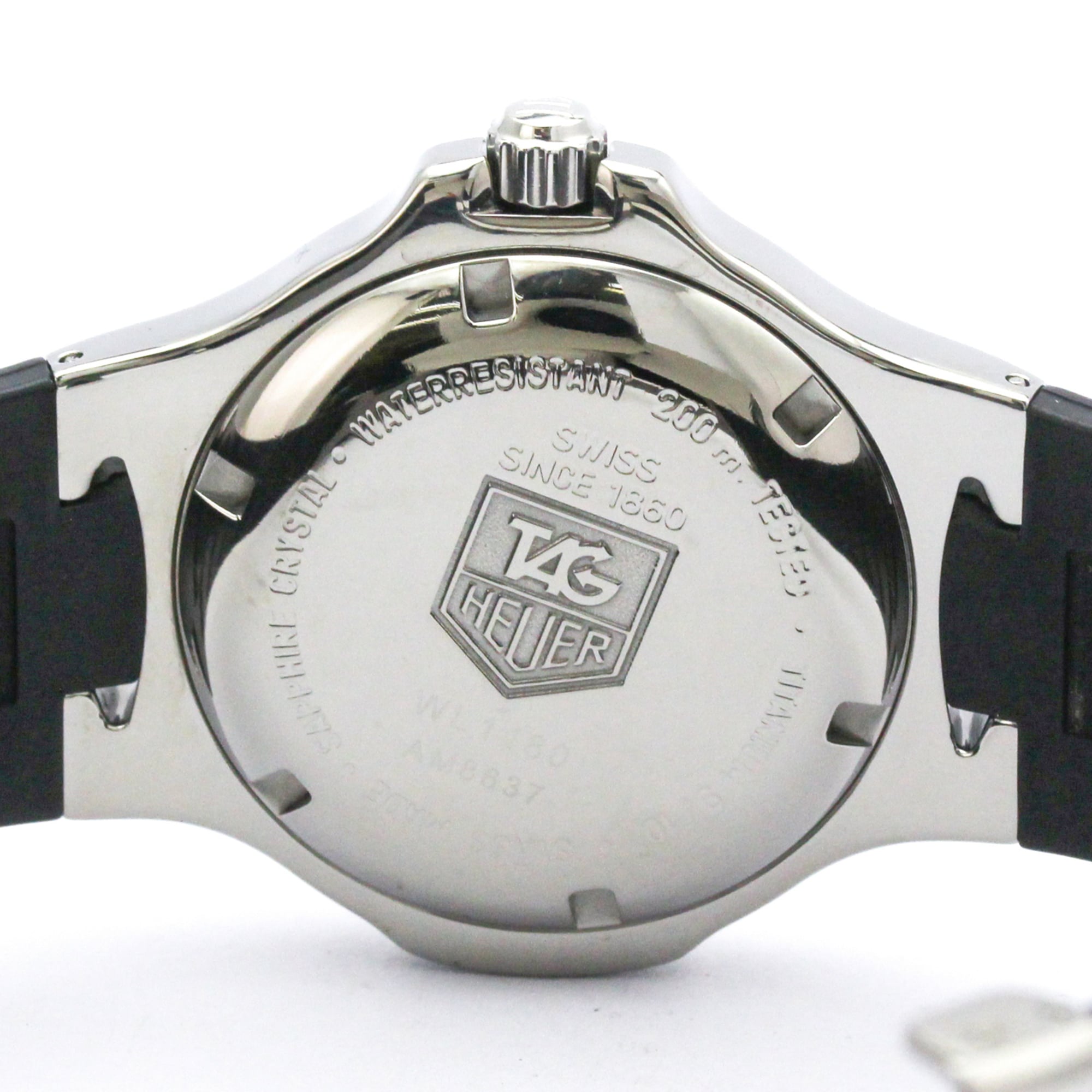 TAG HEUER Kirium Titanium Rubber Quartz Mens Watch WL1180 (外装仕上げ済み) — Very Good