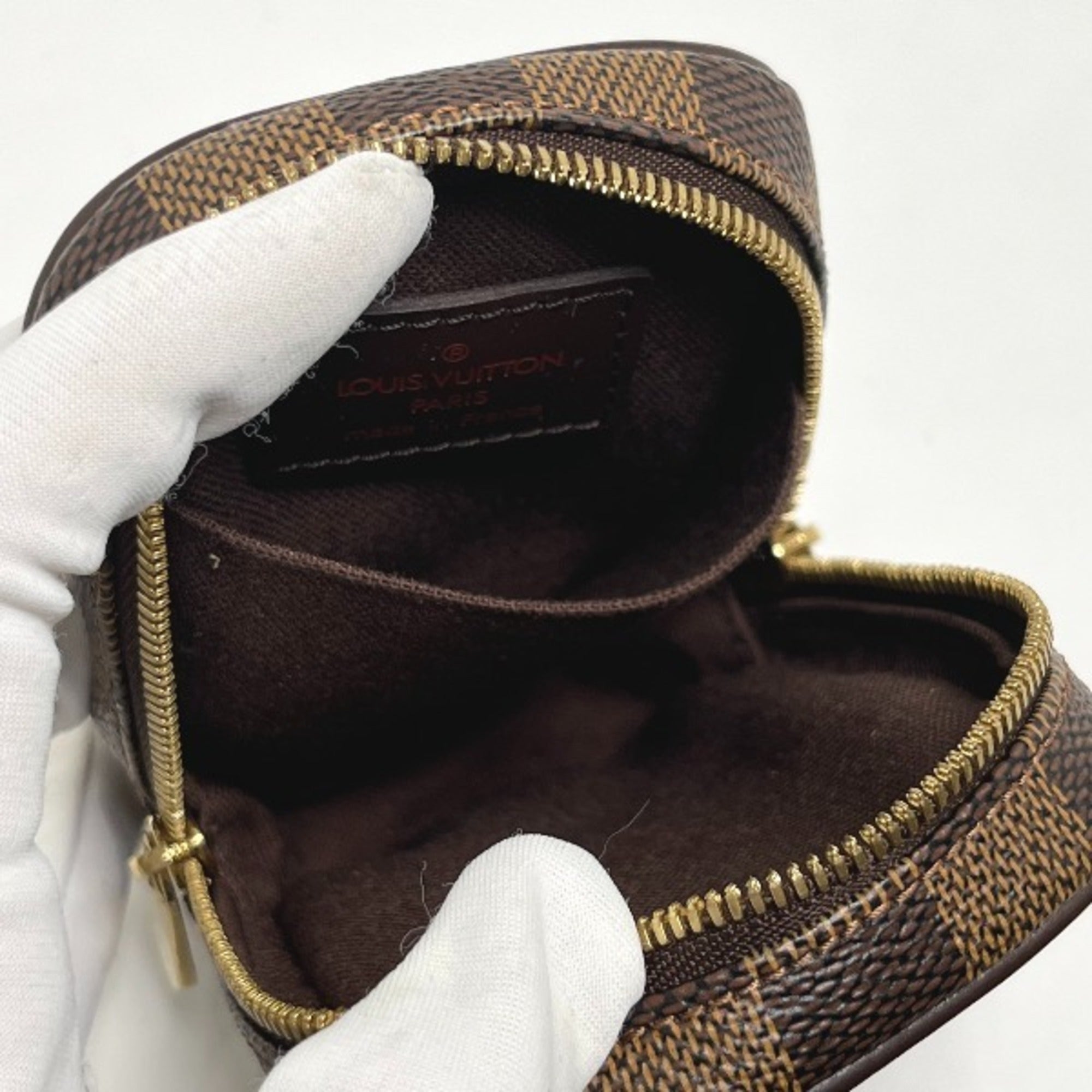 LOUIS VUITTON Etui Okapi PM Damier Pouch N61738 Louis Vuitton Brown LV — Like New