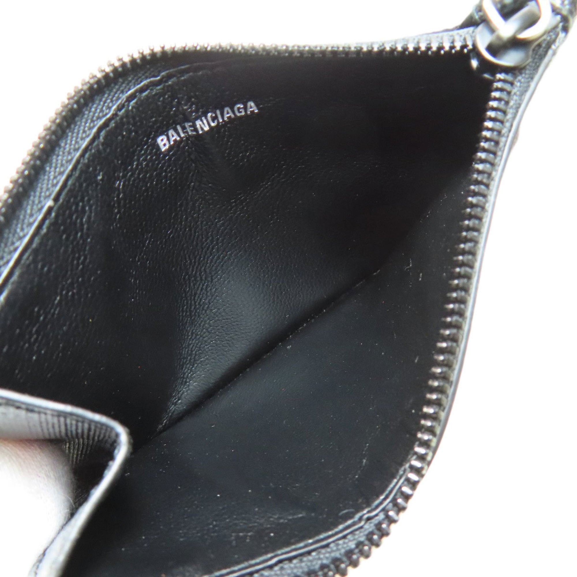 Balenciaga 640535 Logo Print Coin Case PVC Women's BALENCIAGA