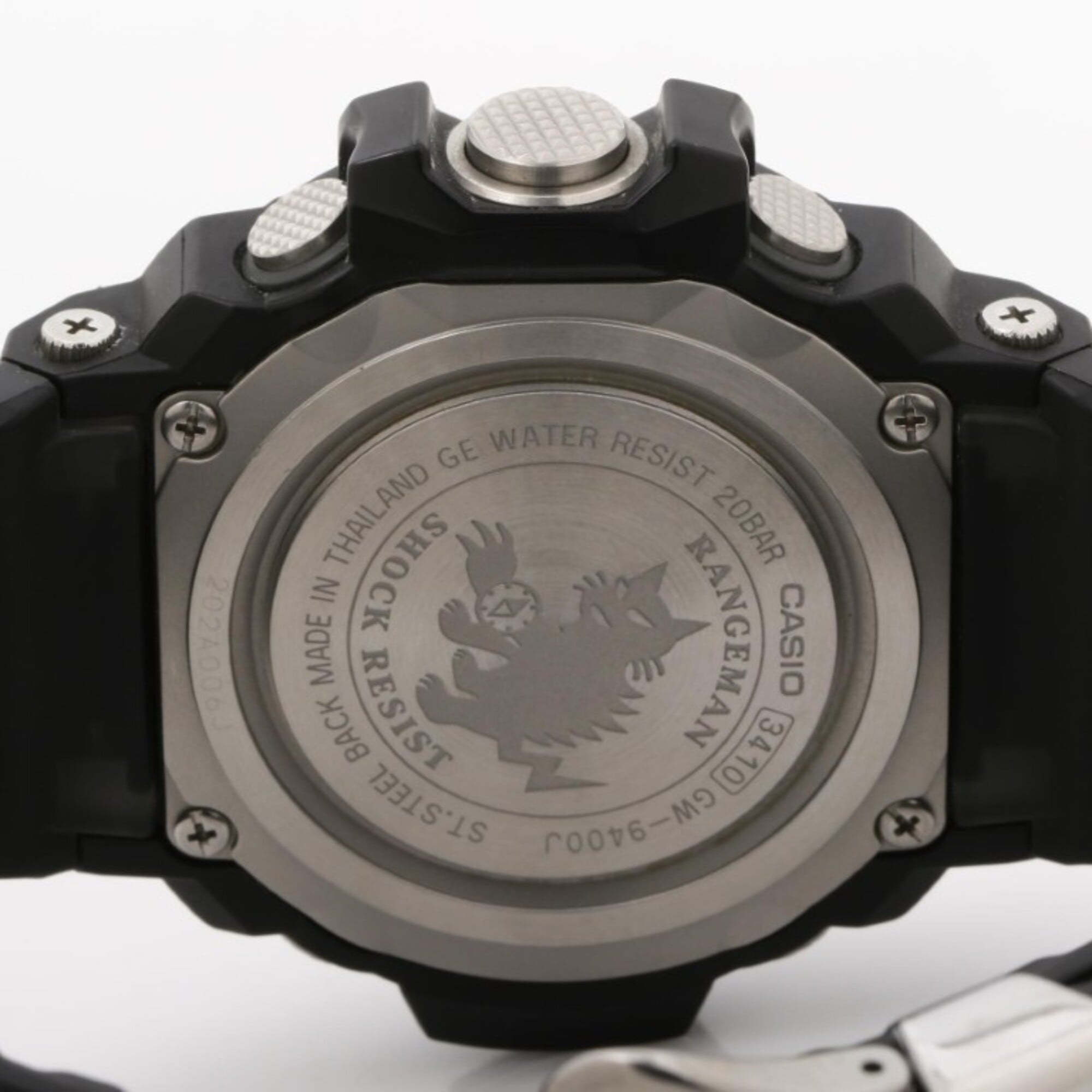 CASIO G-SHOCK MASTER OF G - LAND RANGEMAN GW-9400J-1JF Black Resin Men's Digital Watch — Very Good