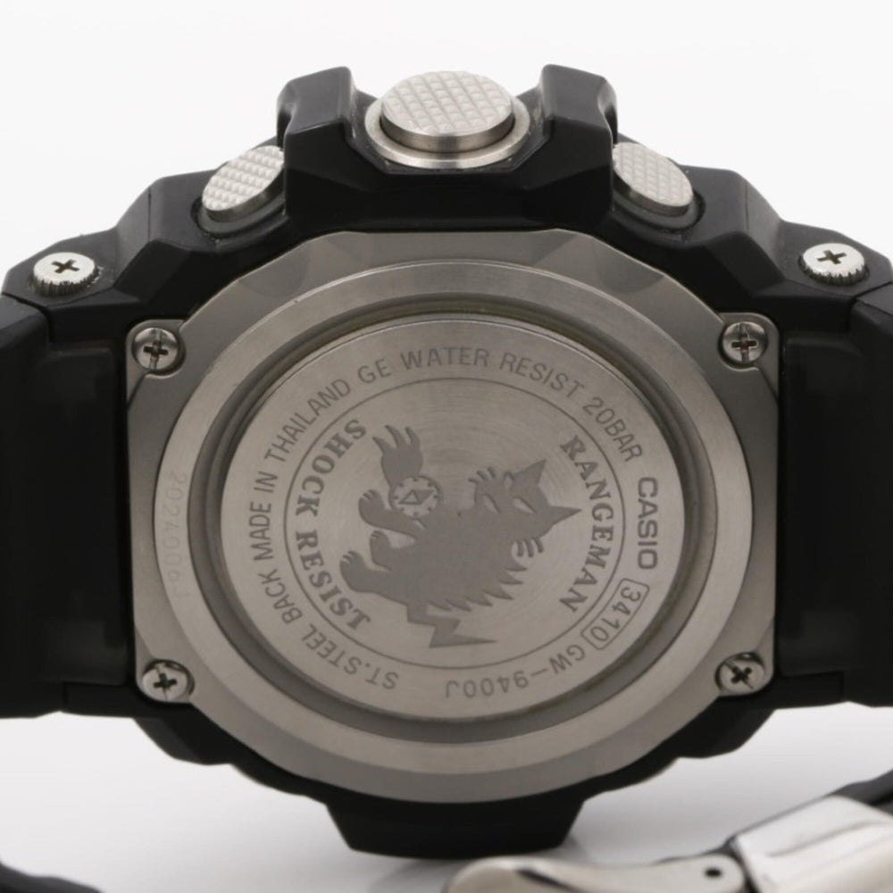 CASIO G-SHOCK MASTER OF G - LAND RANGEMAN GW-9400J-1JF Black Resin Men's Digital Watch — Very Good