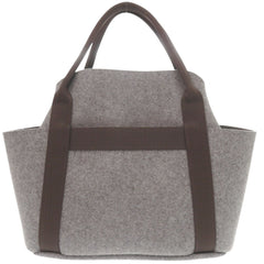 Hermes Sac de Pansage Groom Felt Grimoyen Silver Hardware Z Stamp (2021) 2-Way Tote Bag 0264HERMES — Like New
