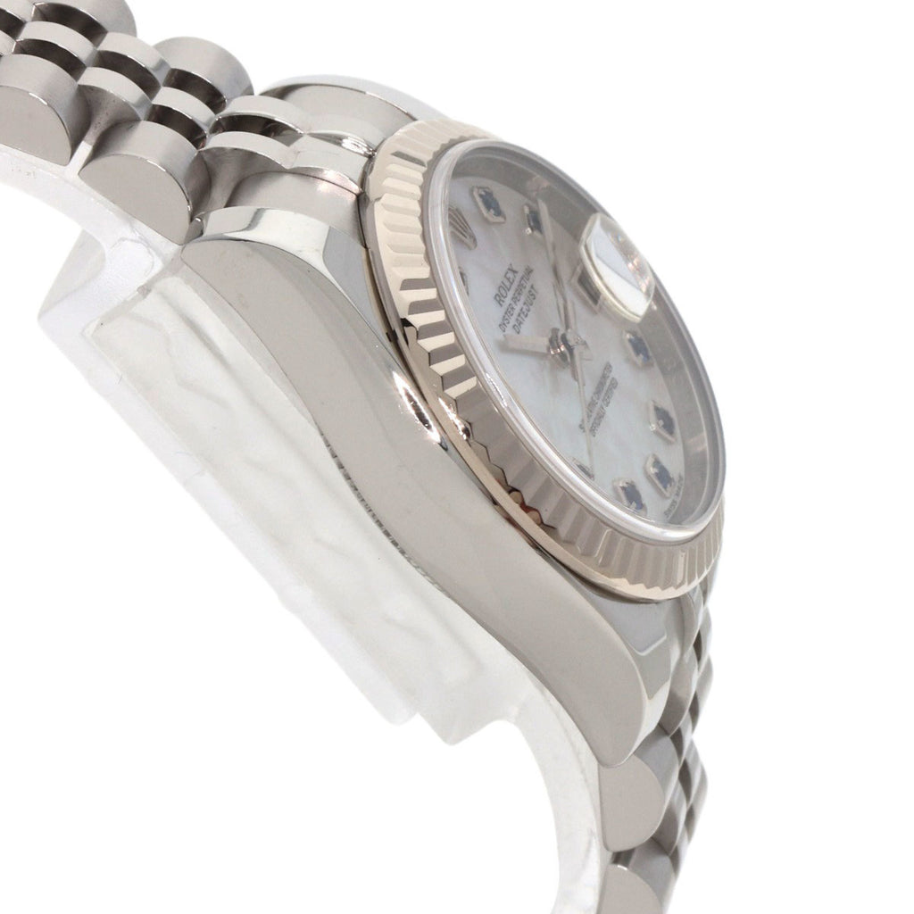 Rolex 179174NGS Datejust 10P Sapphire Watch in Stainless Steel/SS/18K White Gold for Women