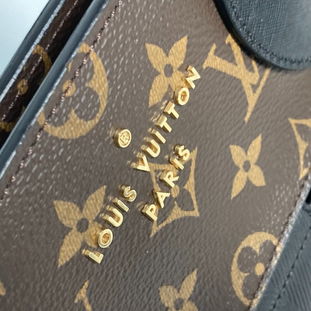 LOUIS VUITTON M44111 Monogram Traceage Tote Shoulder Bag Canvas Women's Brown — Like New