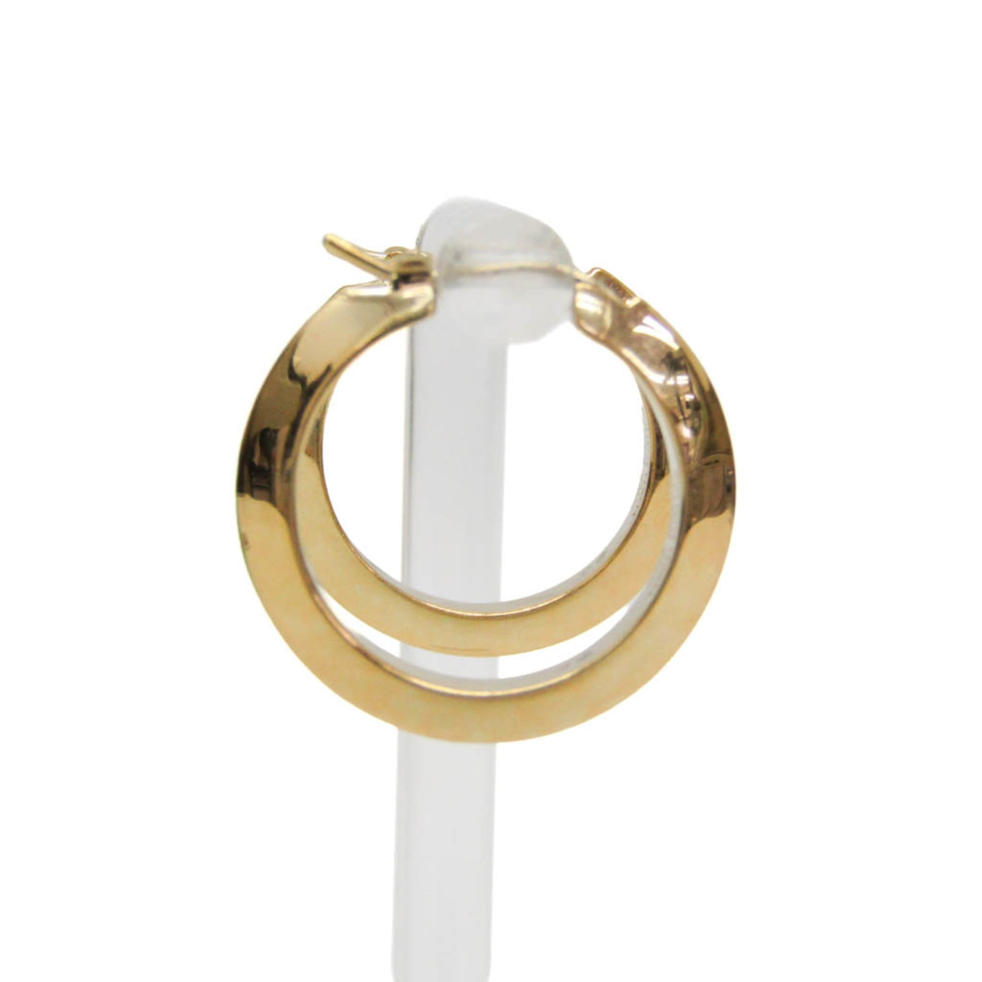 Bottega Veneta Essential Silver Hoop Earrings Gold — Like New
