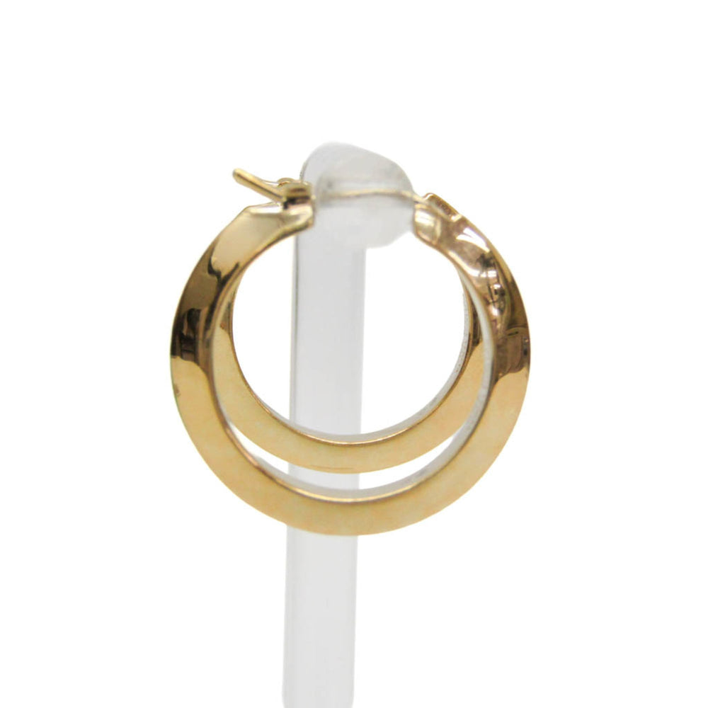 Bottega Veneta Essential Silver Hoop Earrings Gold — Like New