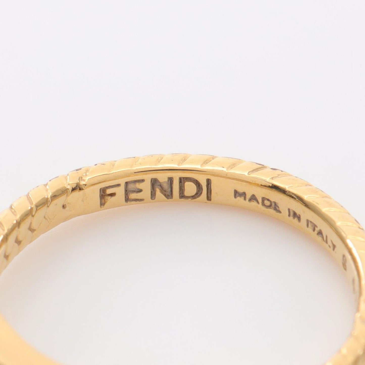 Fendi Bucket Ring, Gold-Plated, Women's, GP (Gold-Plated)