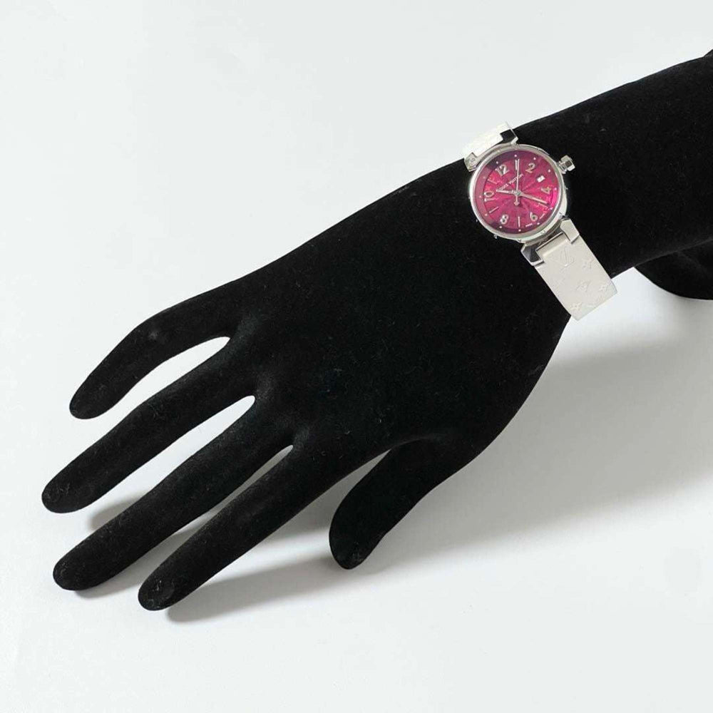 Louis Vuitton LOUIS VUITTON Ladies Watch Tambour Monogram Q121W — Very Good