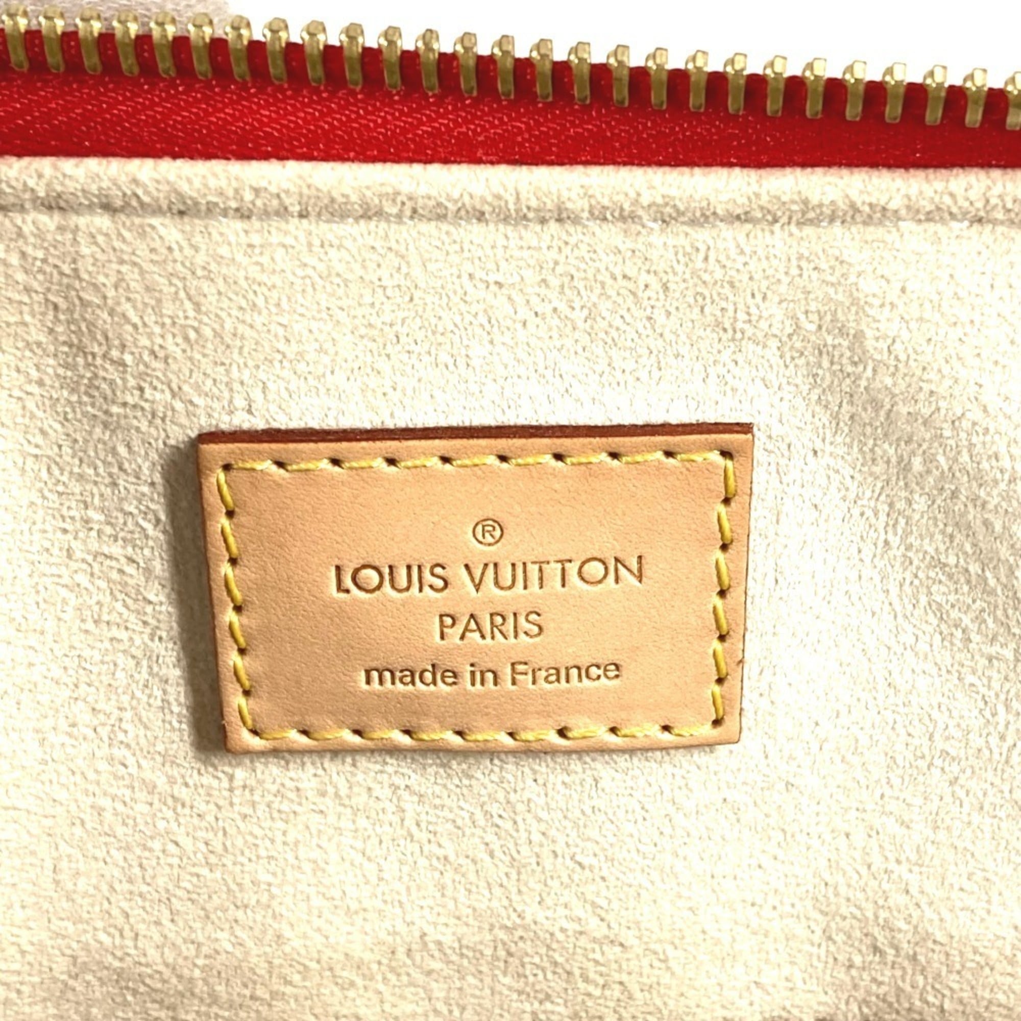 LOUIS VUITTON M93246 Epi Dock PM 2-Way Bag, Shoulder Mini Boston Handbag, Leather, Women's, Red — Like New