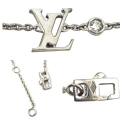Louis Vuitton Pendant Idylle Blossom Necklace with Diamonds, Q93653, AU750 White Gold, Women's, Fine — Like New