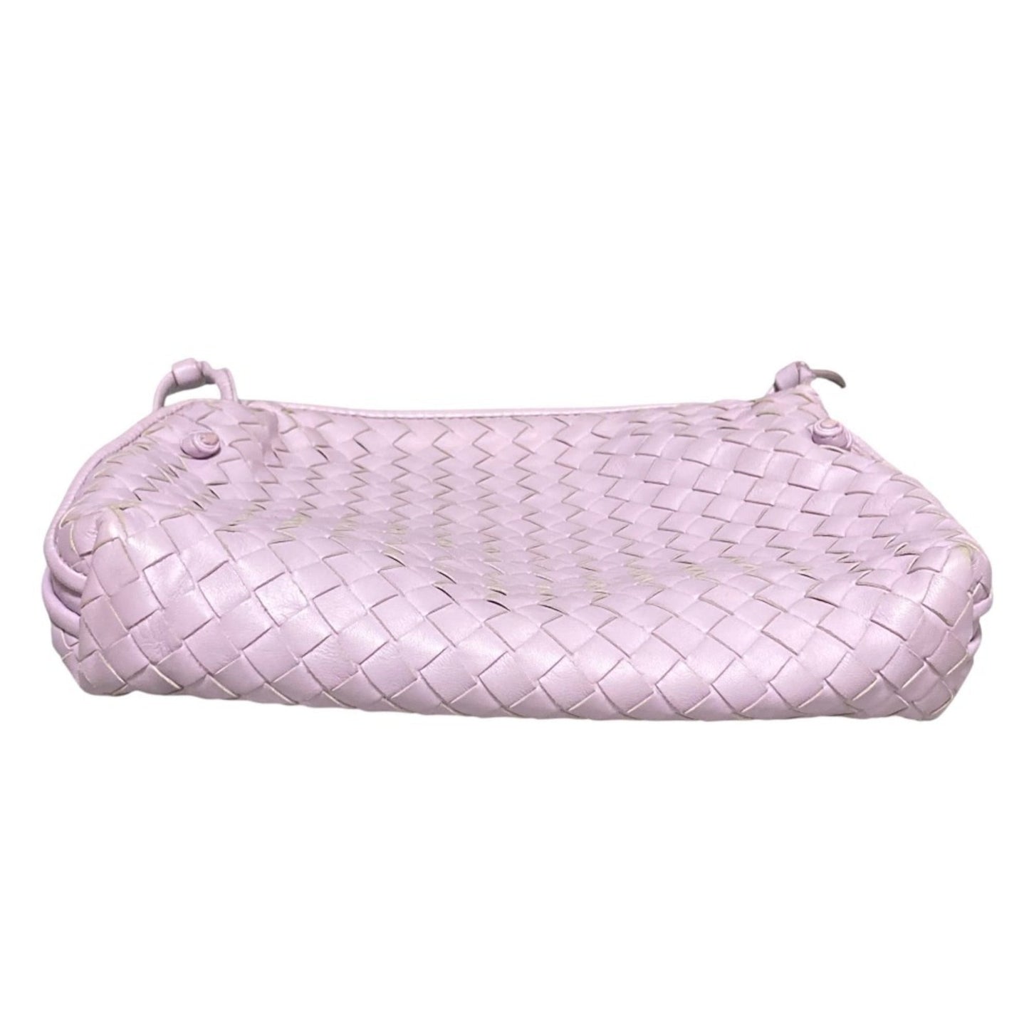 BOTTEGA VENETA Nodini Nappa Intrecciato Shoulder Bag/Crossbody Bag in Light Purple for Women
