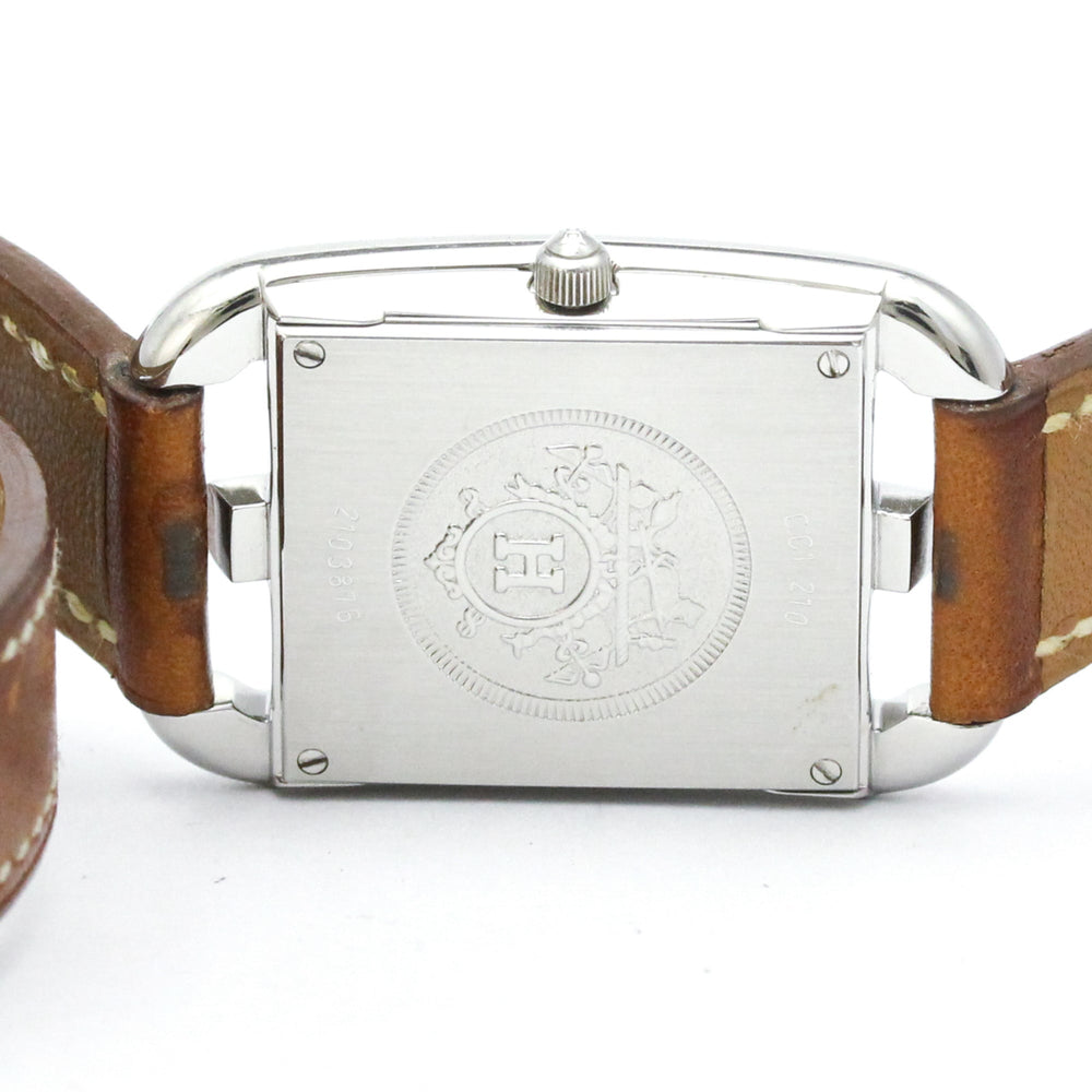 HERMES Capecod Double Tour Quartz Ladies Watch CC1.210 Polished — Very Good