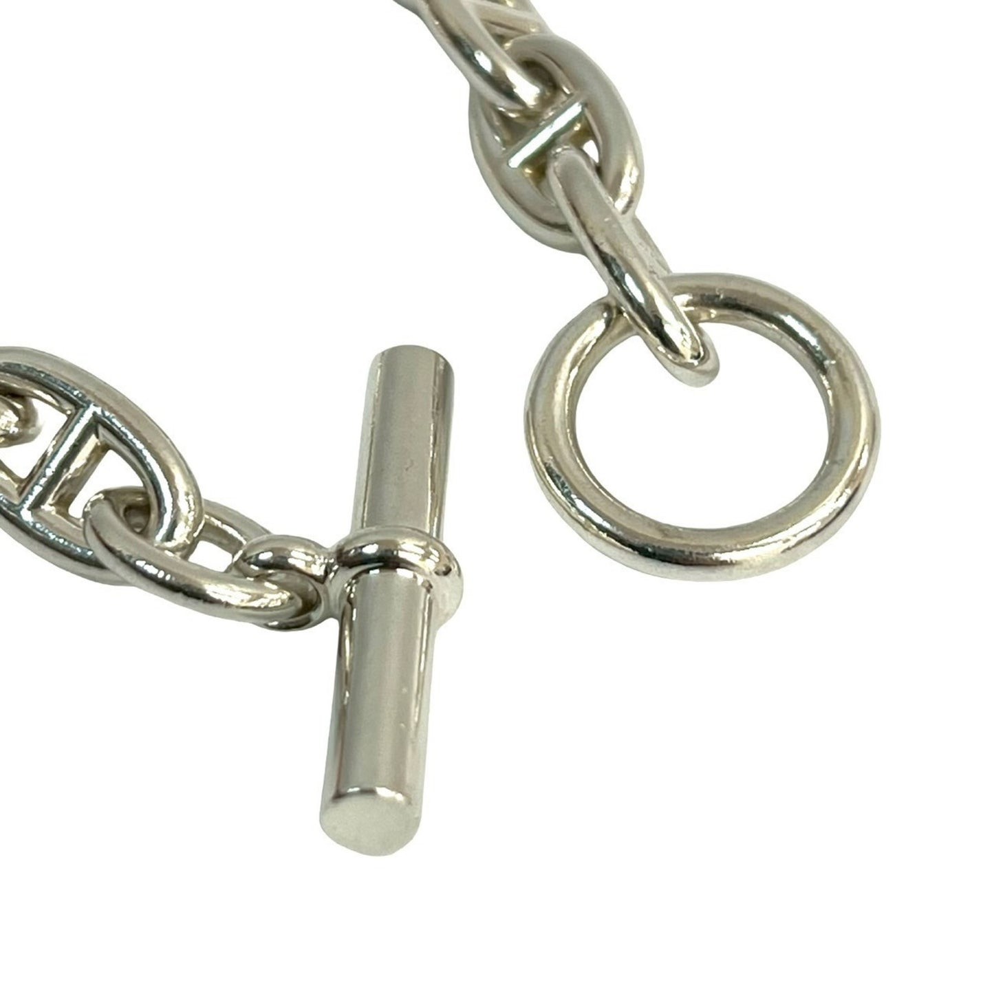 HERMES Chaine d'Ancre GM 13-link Sterling Silver 925 Chain Bracelet, 31258