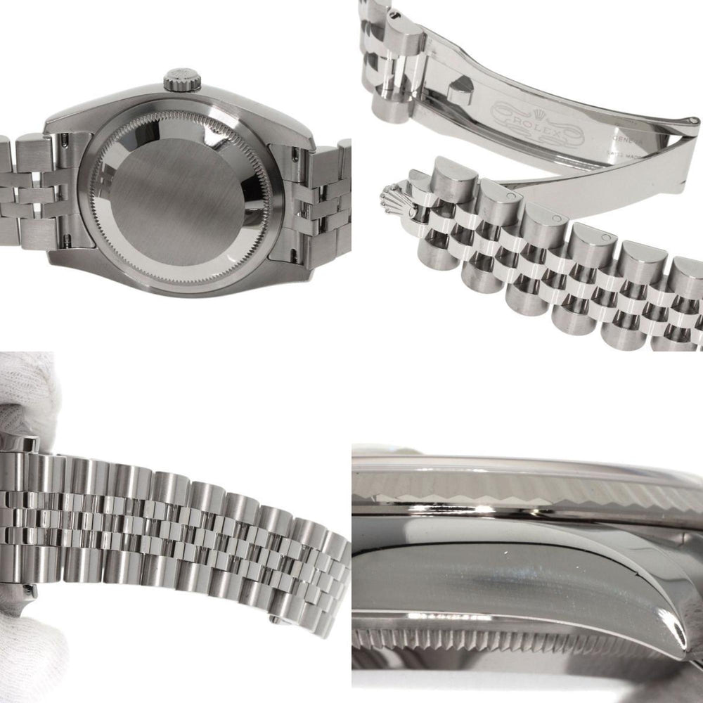 Rolex 116234G Datejust 10P Diamond Watch Stainless Steel SS K18WG Men's ROLEX — Good