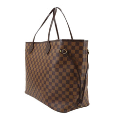 Louis Vuitton Damier Neverfull GM Tote Handbag, Ebene Cerise, N51106, Gold Hardware — Like New