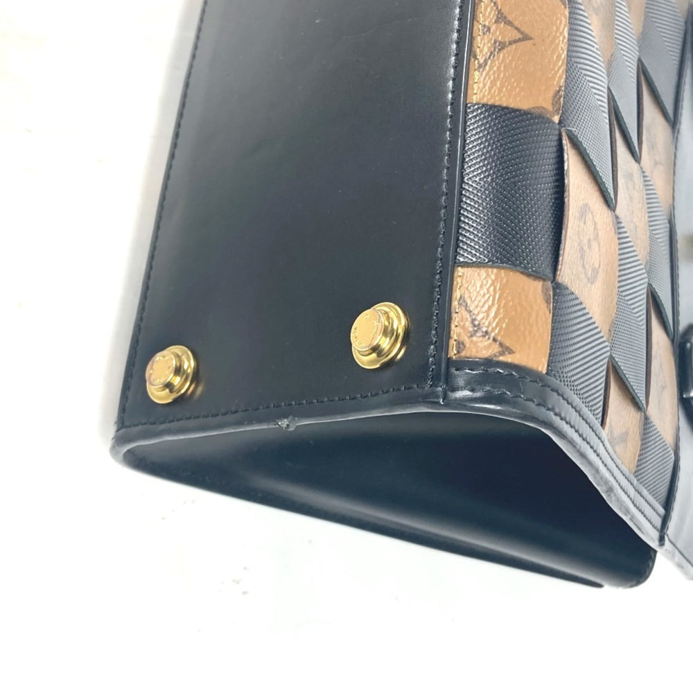 LOUIS VUITTON M53252 Monogram Reverse City Steamer PM Bag Handbag Shoulder Leather Women's Brown G-241125-20 — Like New