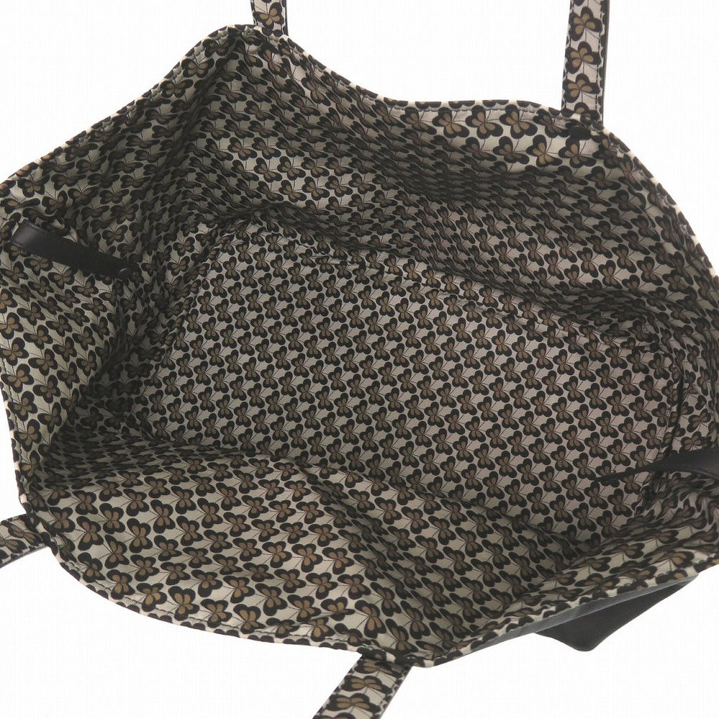 Excellent condition Bottega Veneta Intrecciato reversible tote bag with butterfly pattern, 547381, leather and nylon, black, 0924BOTTEGAVENETA