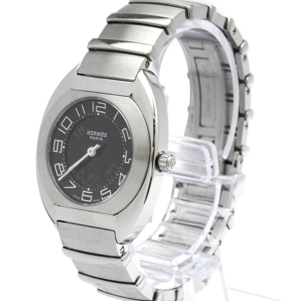 HERMES Espace Stainless Steel Quartz Ladies Watch ES1.210 Polished — Very Good