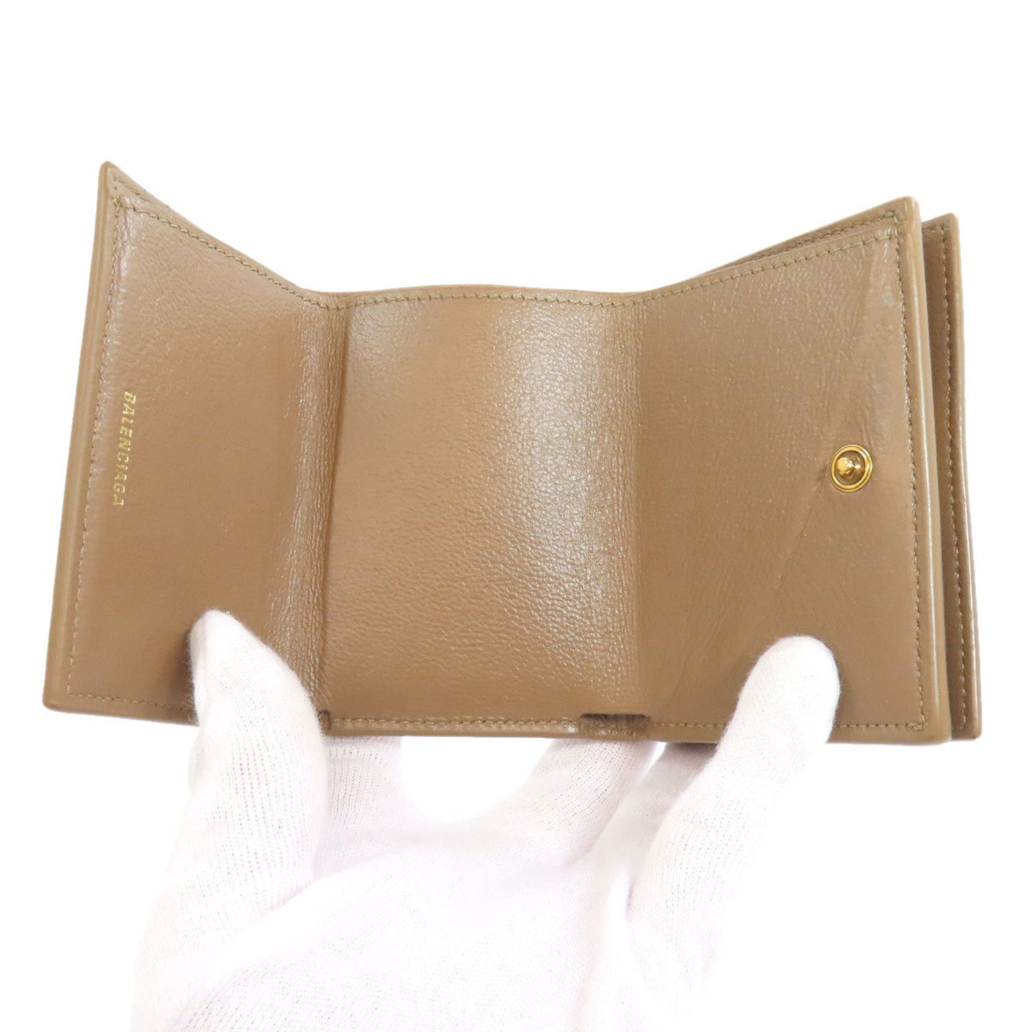 Balenciaga 594312 BB Tri-fold Wallet Bi-fold Women's BALENCIAGA