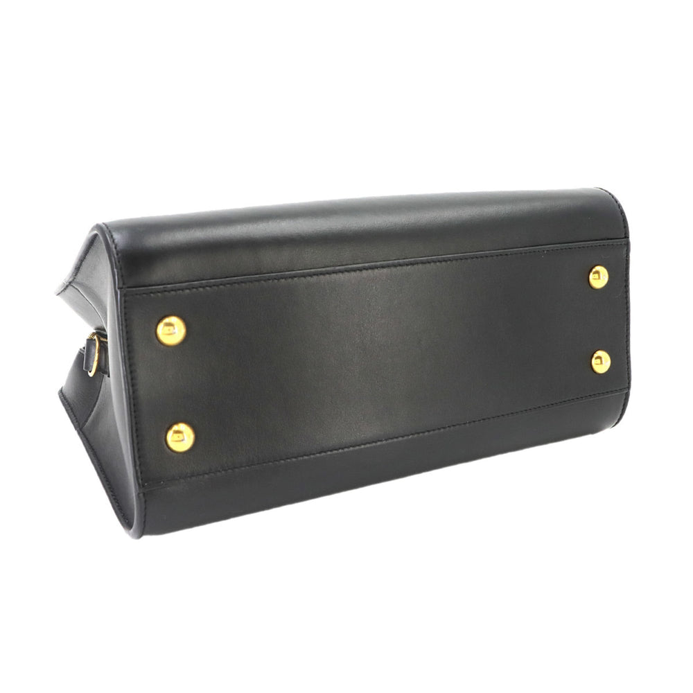 Saint Laurent Baby Cabas 2-way Hand/Shoulder Handbag, Leather, Black, 472466 — Like New