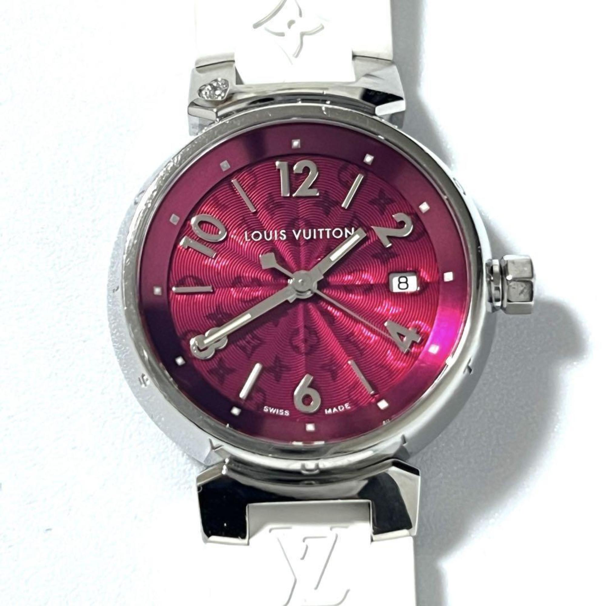 Louis Vuitton LOUIS VUITTON Ladies Watch Tambour Monogram Q121W — Very Good
