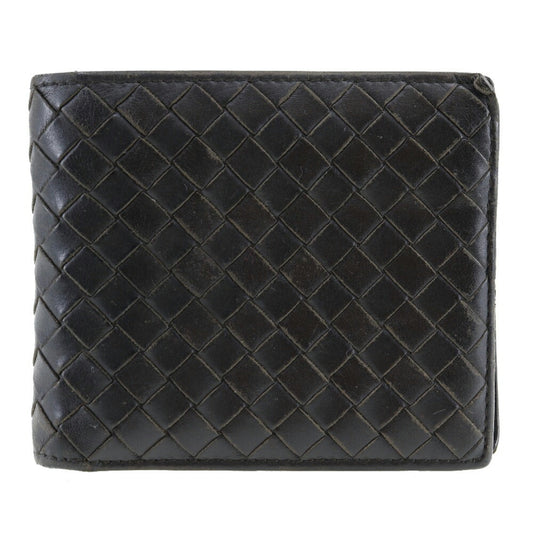 Bottega Veneta BOTTEGAVENETA Intrecciato Bifold Wallet 193642-V4651 Calf Made in Italy Dark Brown Open Men's B-Rank