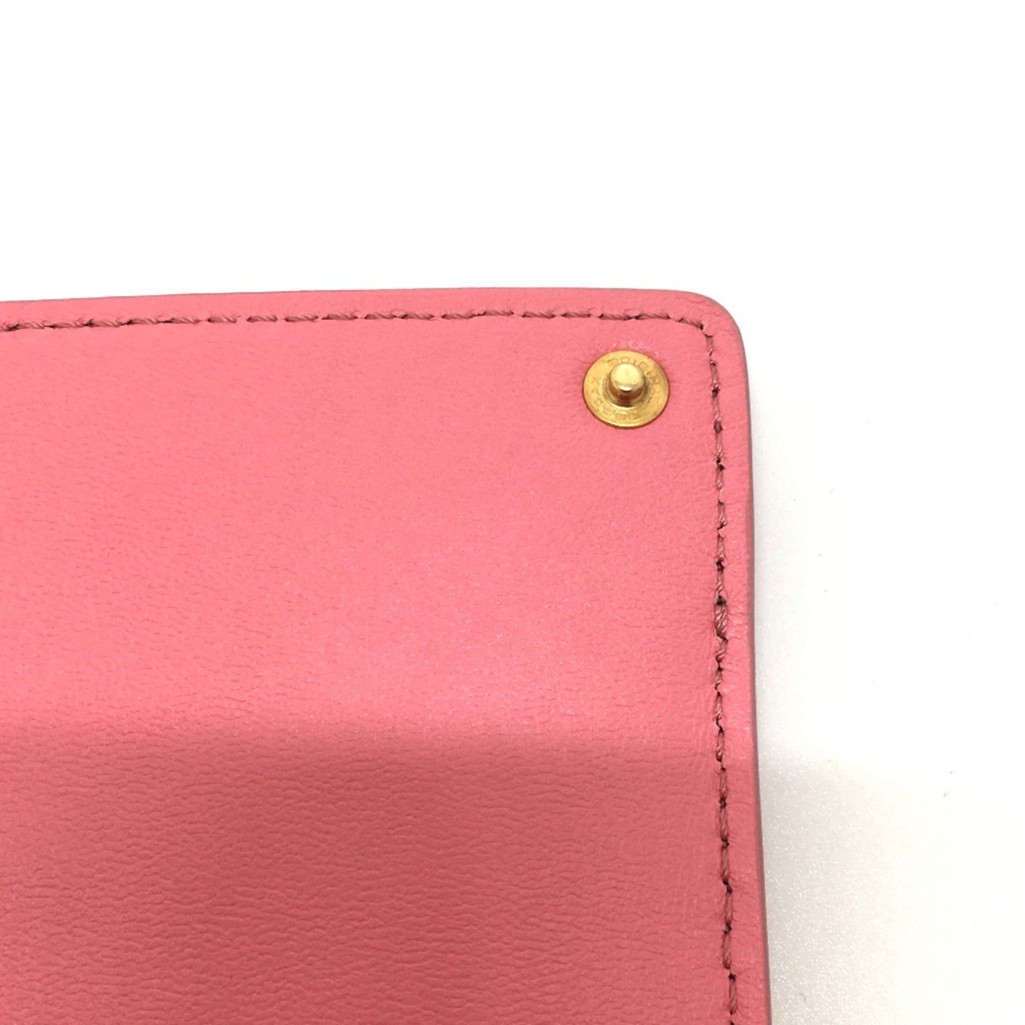 Fendi 7AR907 bag pocket flat Pouch pink — Like New