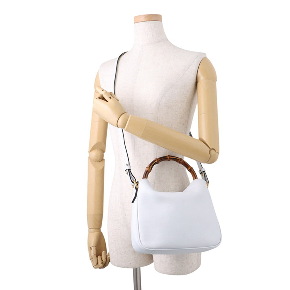 Gucci Diana Bamboo Small Leather Handbag 746251 GUCCI 2-way — Like New
